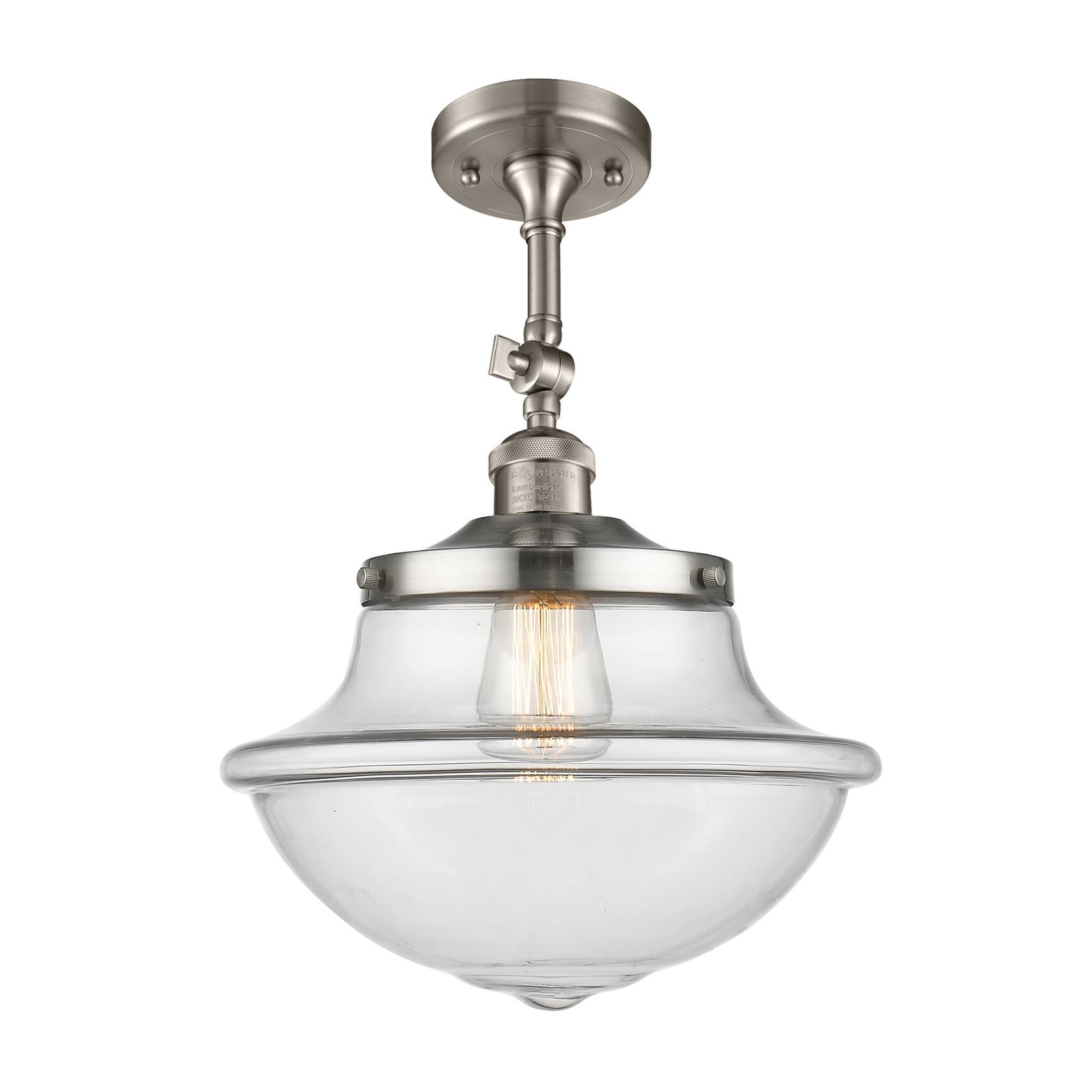 Bruno Marashlian Oxford 12 Inch 1 Light Semi Flush Mount by Innovations Lighting