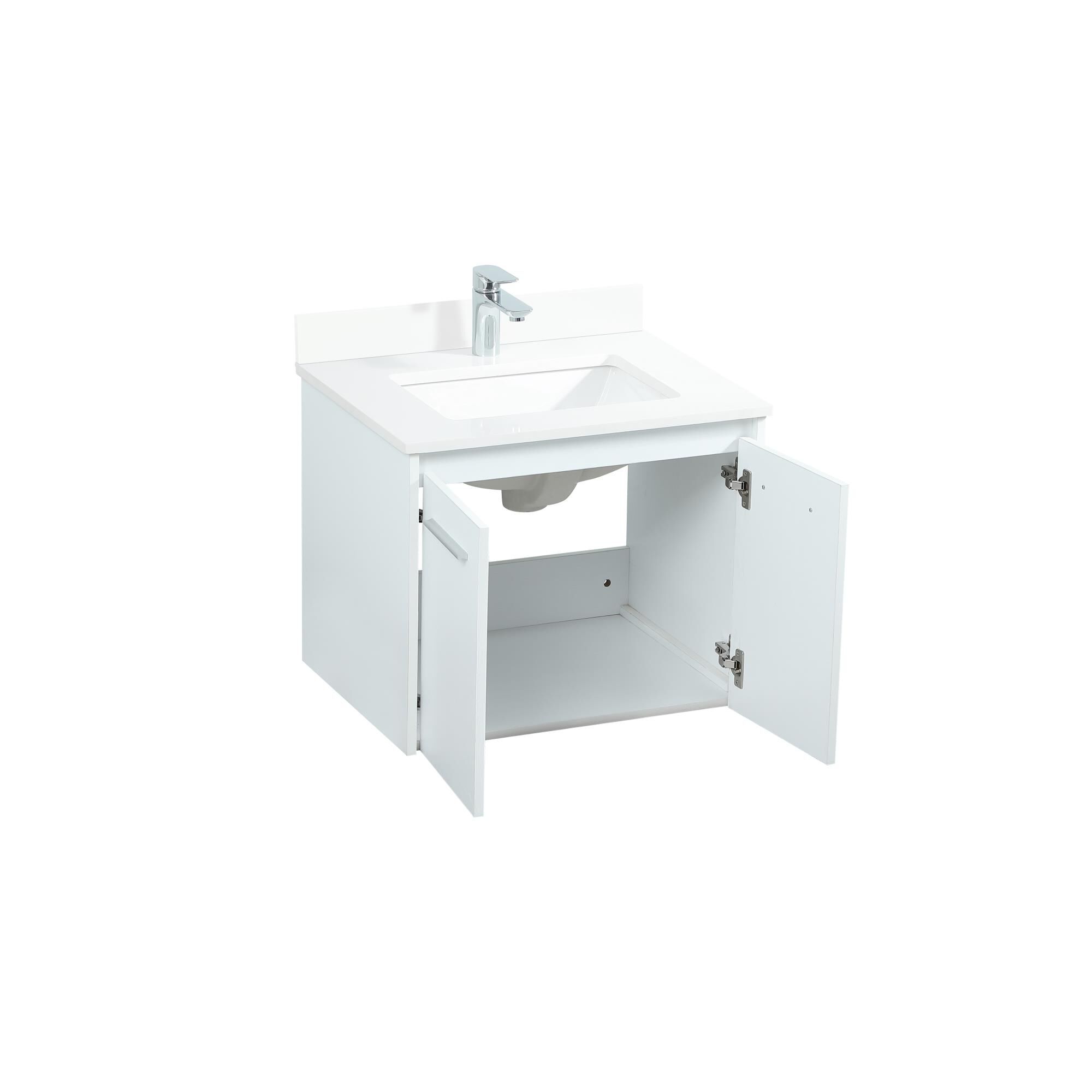 Shown in White finish