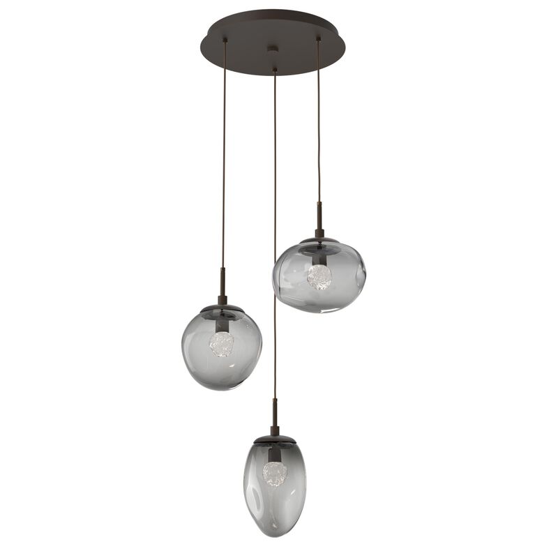Cosmos 22 Inch 3 Light Multi Light Pendant by Hammerton Studio