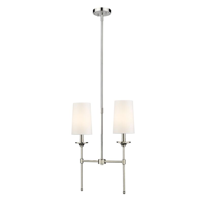 Emily 19 Inch 2 Light Linear Suspension Light by Z-Lite