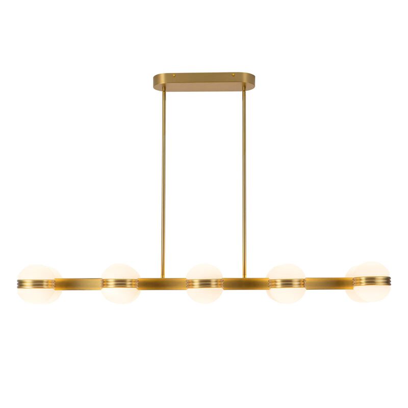 Peyton Fox Selene Medium Linear Chandelier by Kuzco