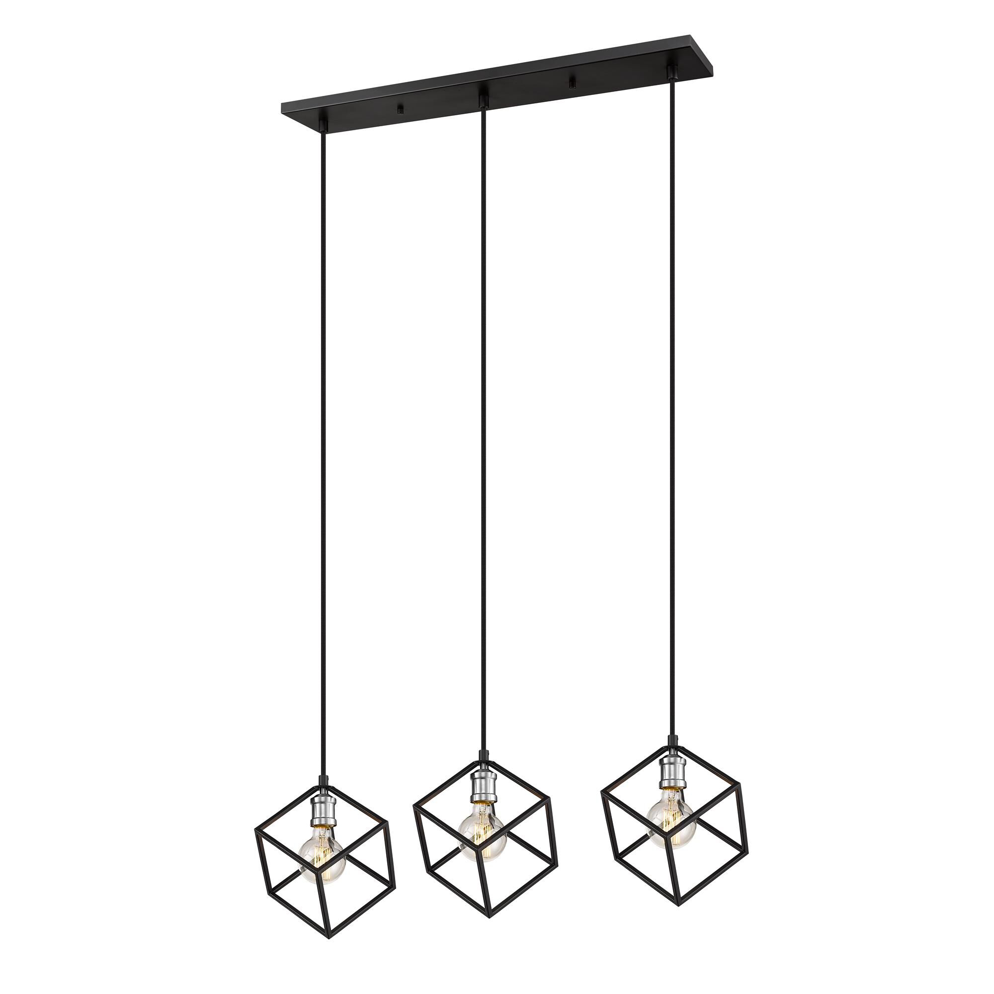 Vertical 34 Inch 3 Light Linear Suspension Light by Z-Lite