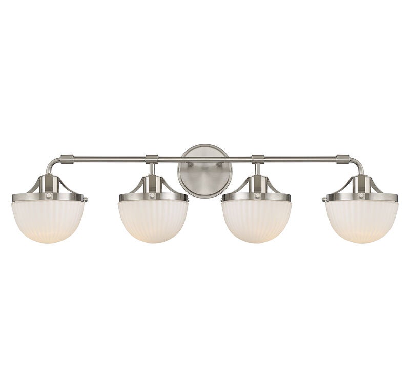 Lighting One Meredith 33 Inch 4 Light Bath Vanity Light by Savoy House