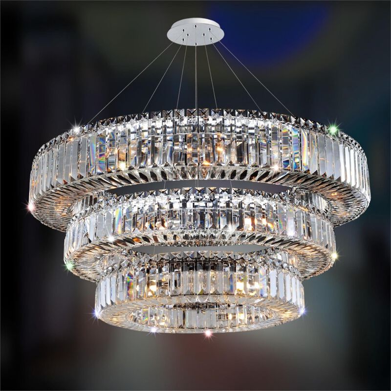 Rondelle 47 Inch Pendant Light by Allegri