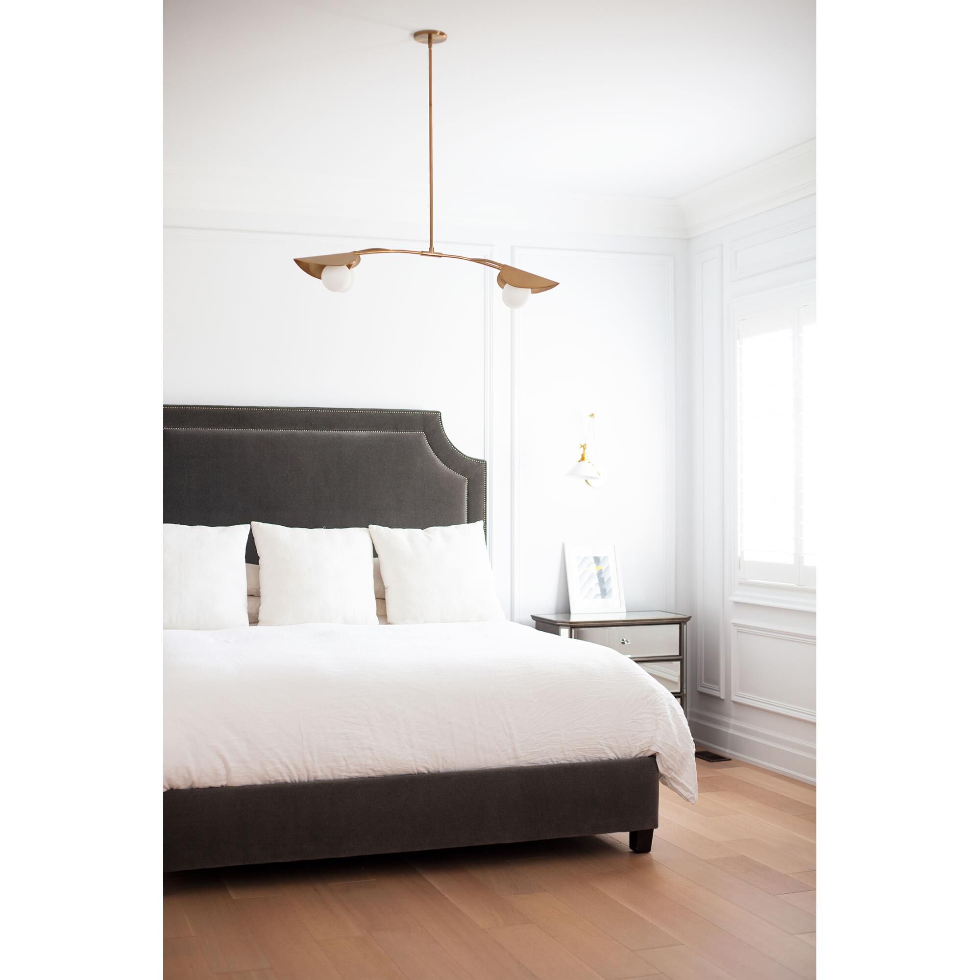 Emma 41 Inch 4 Light Chandelier by Dainolite