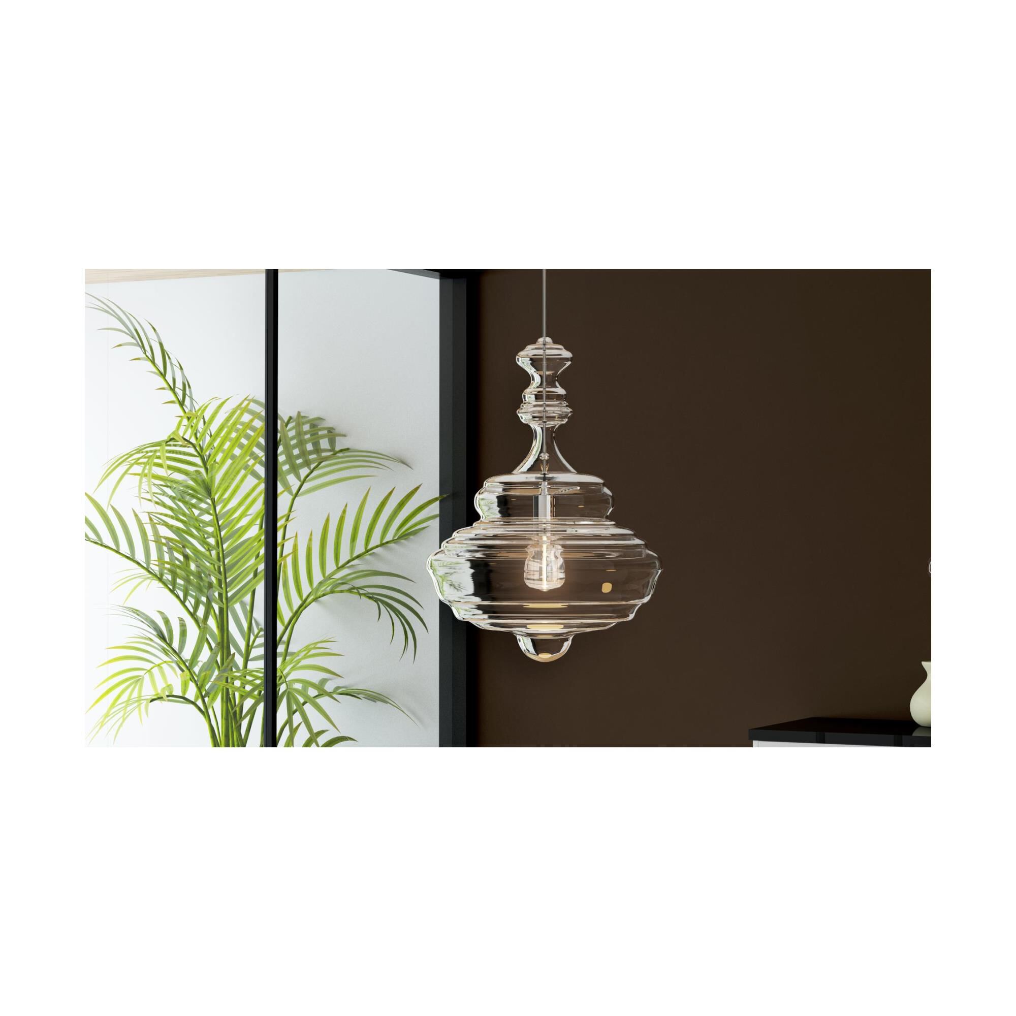 Morocco 15 Inch Large Pendant by Quoizel