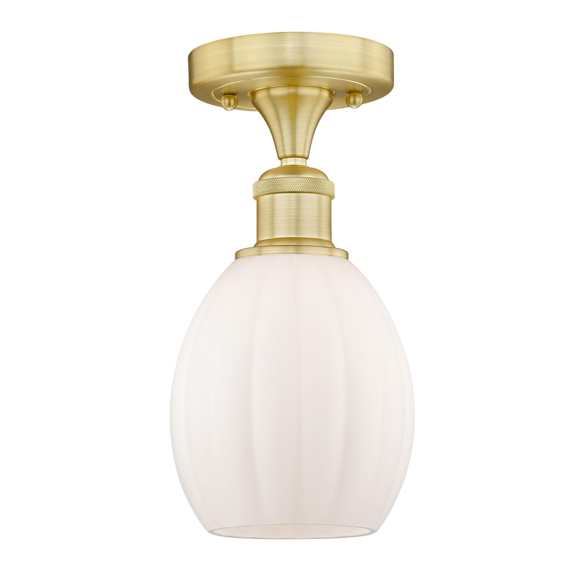 Bruno Marashlian Eaton 6 Inch 1 Light Semi Flush Mount by Innovations Lighting