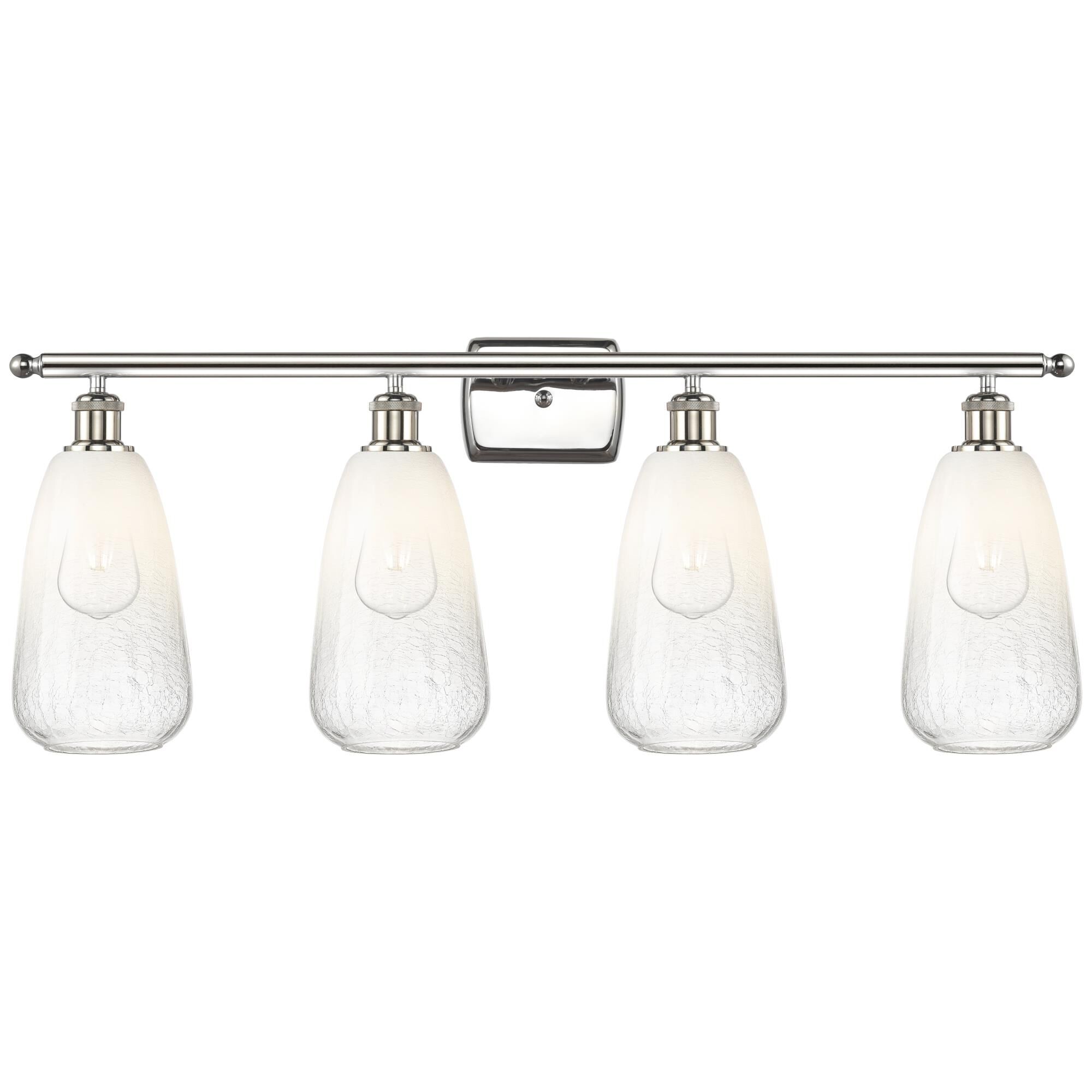 Shown in Polished Nickel finish and Opal glass