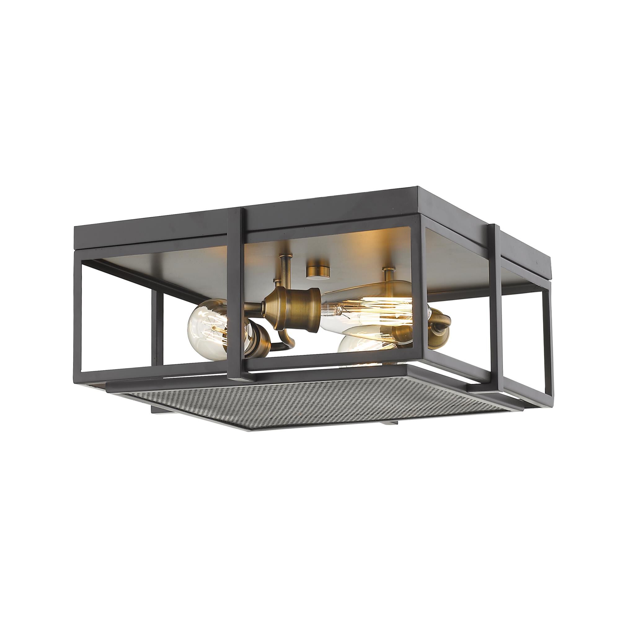 Halcyon 15 Inch 3 Light Flush Mount by Z-Lite