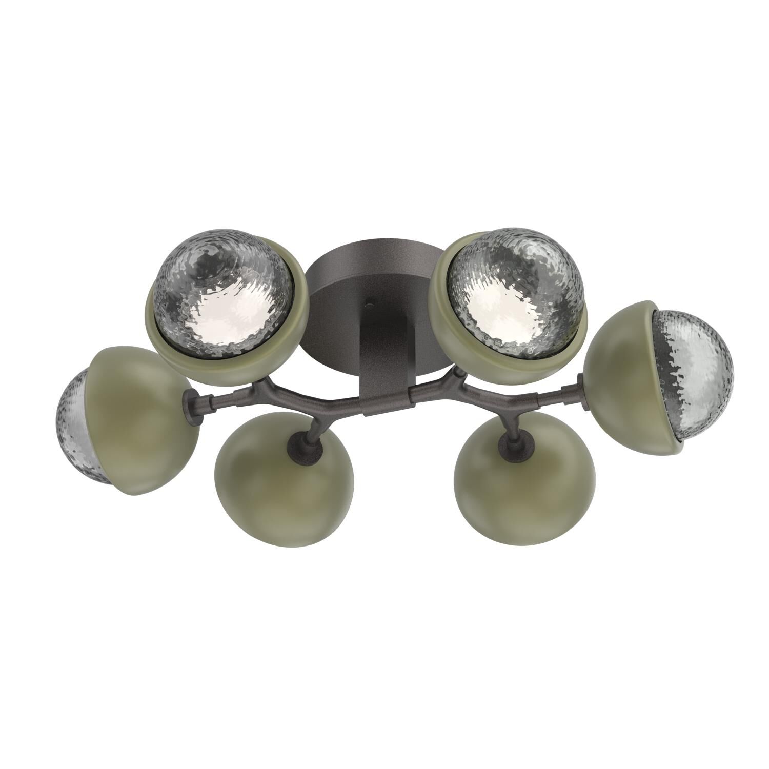 Levi Wilson Cabochon 27 Inch Flush Mount by Hammerton Studio