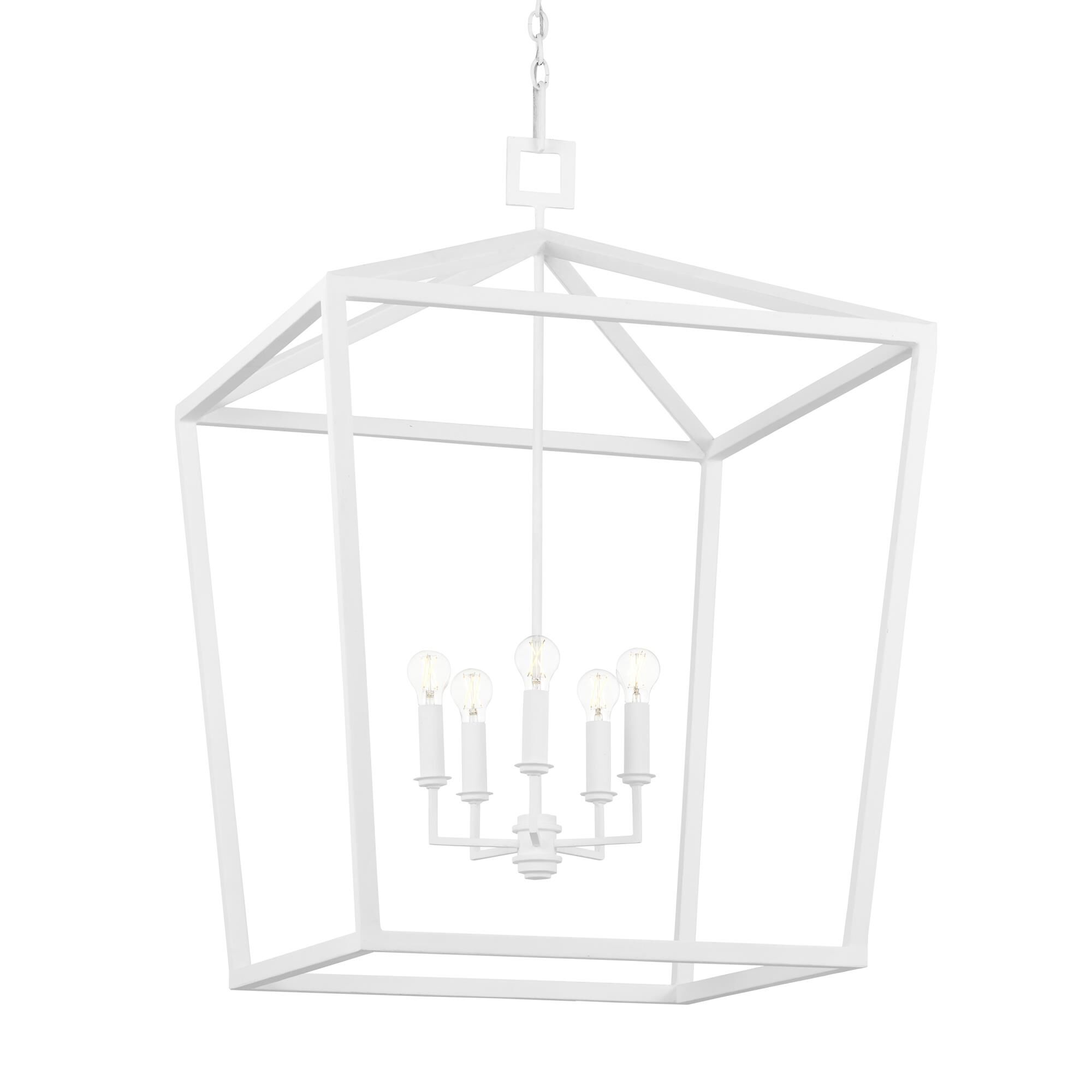 Denison 26 Inch Cage Pendant by Currey and Company