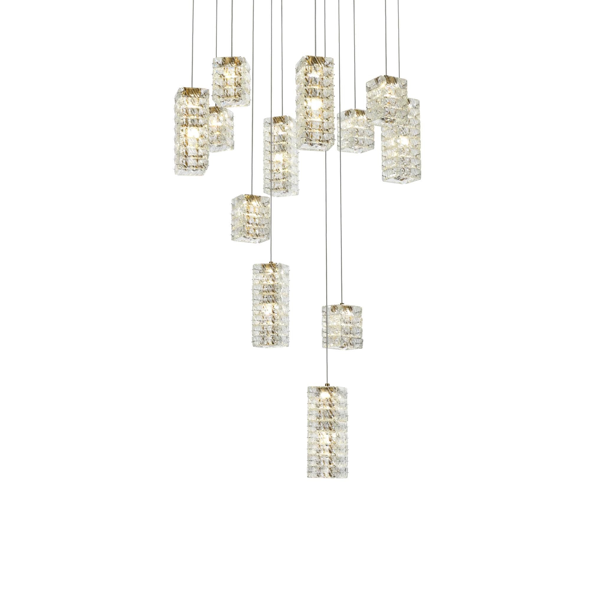 Aston 28 Inch Multi Light Pendant by Elegant Lighting