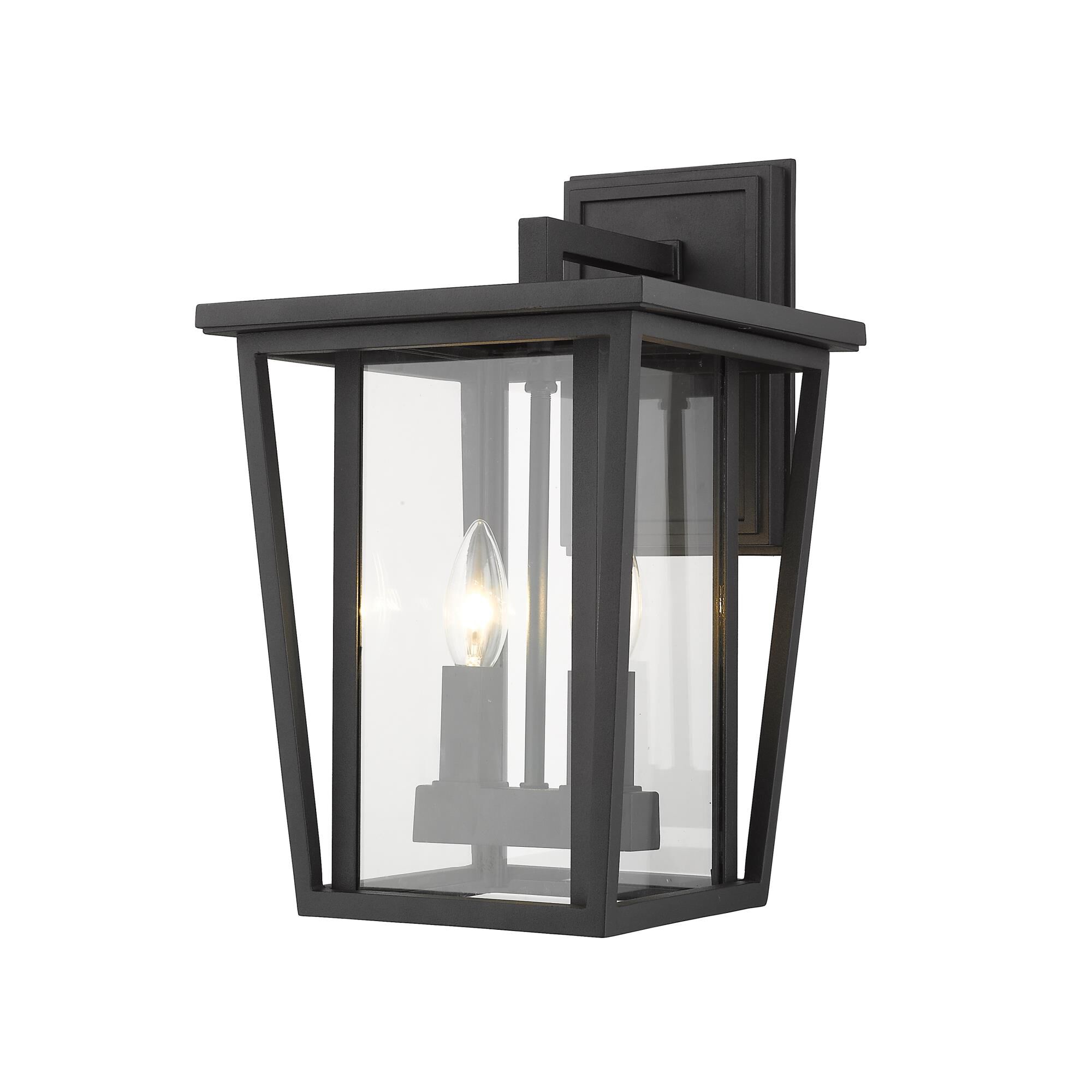 Seoul 14 Inch Tall 2 Light Outdoor Wall Light by Z-Lite