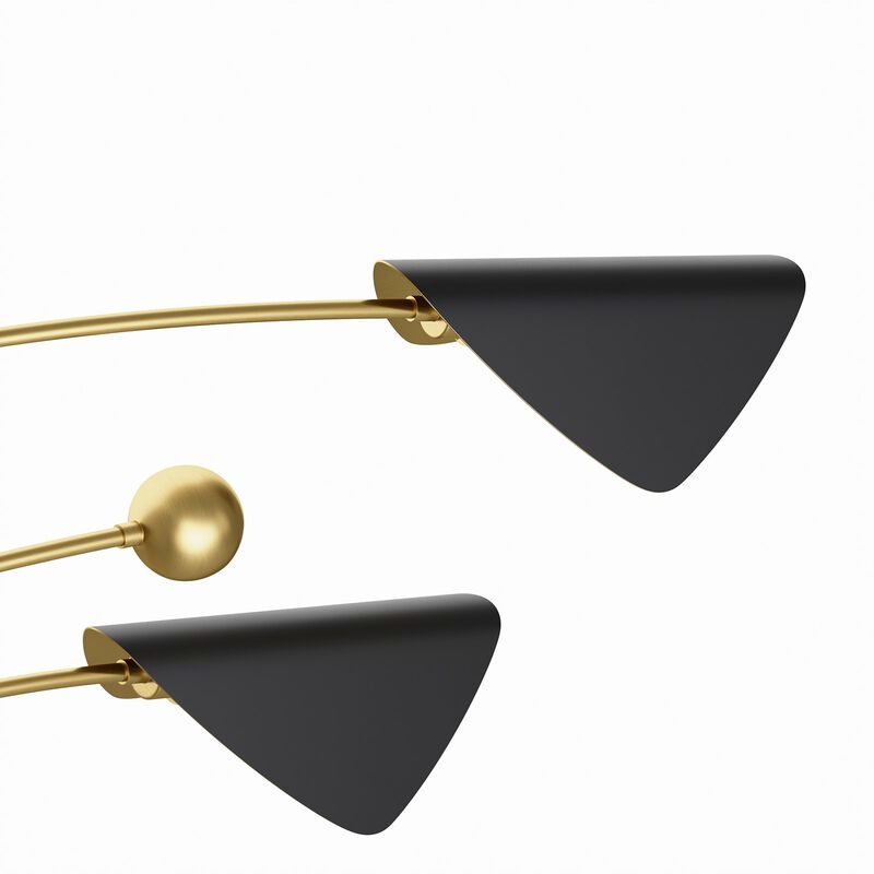 Eclipse Large Linear Chandelier by Regina Andrew