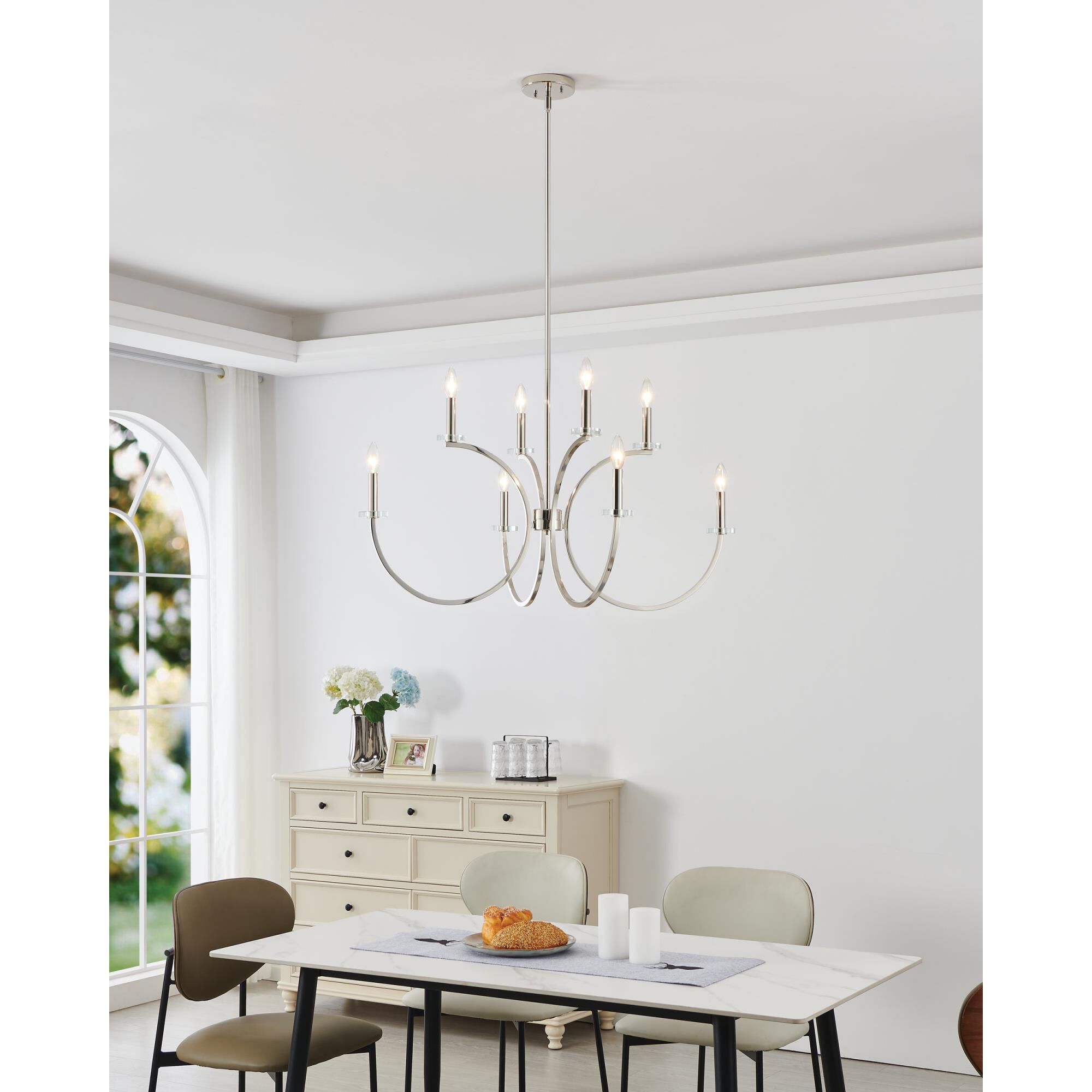 Shown in Polished Nickel finish