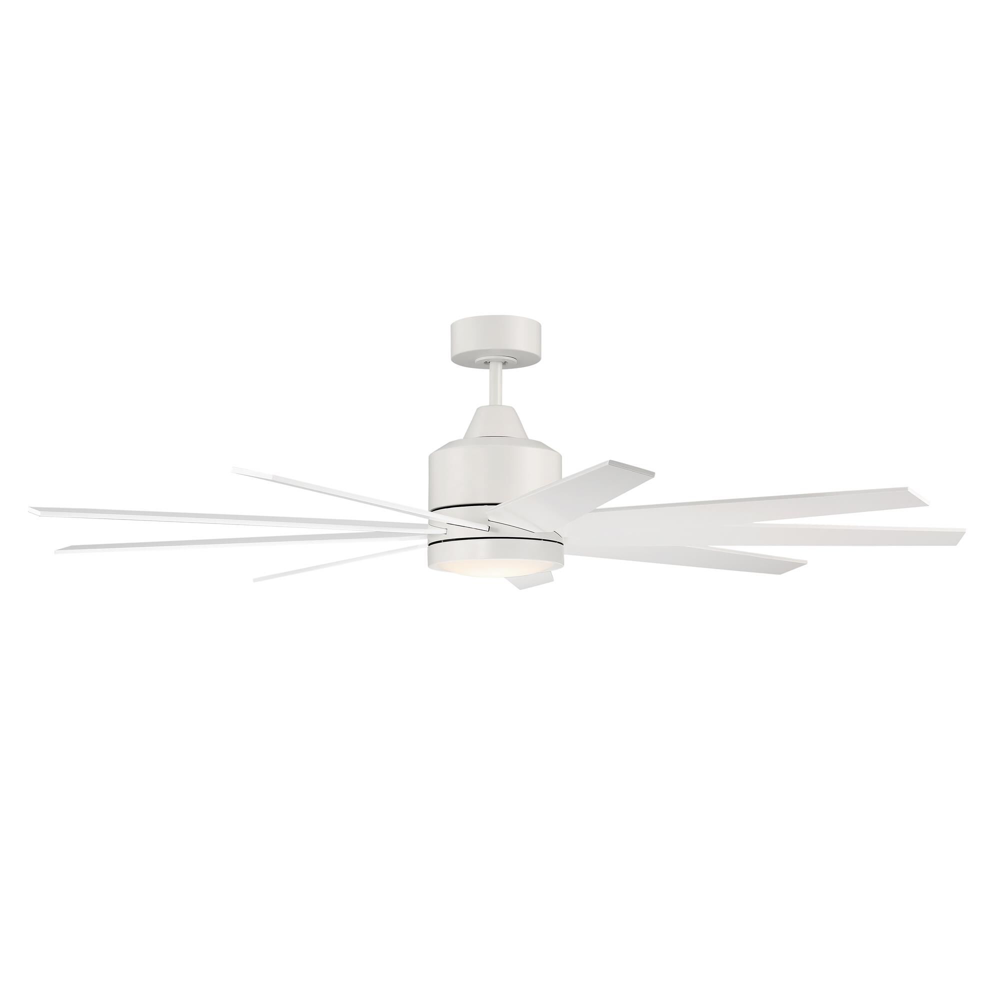 Shown in Matte White finish and Frost White Opal glass