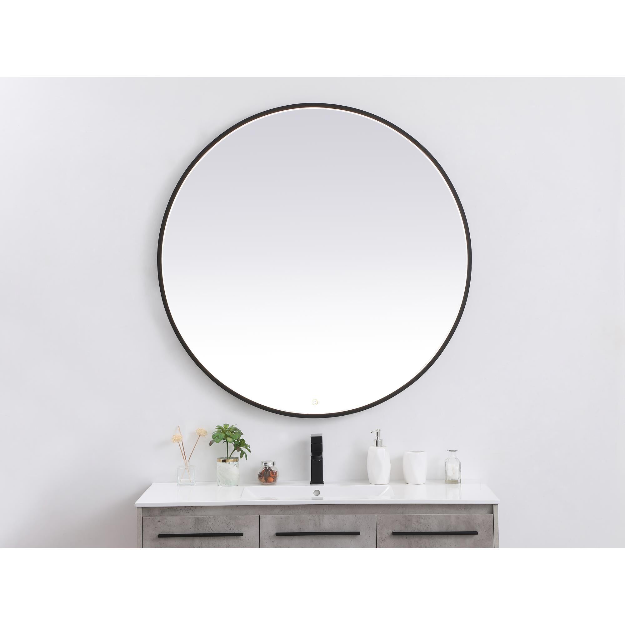 Pier LED Lighted Mirror by Elegant Decor