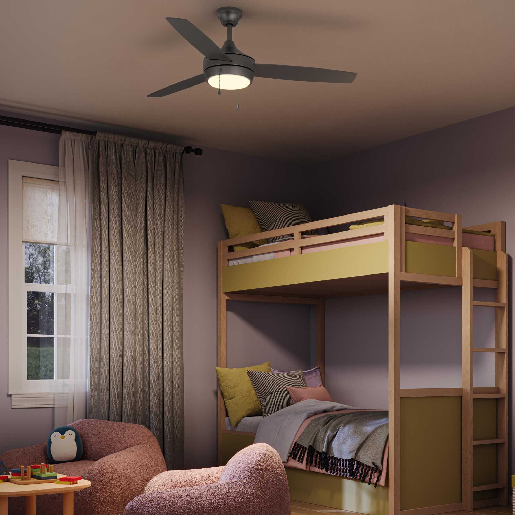 Nolyn 52 Inch Ceiling Fan with Light Kit by Progress Lighting