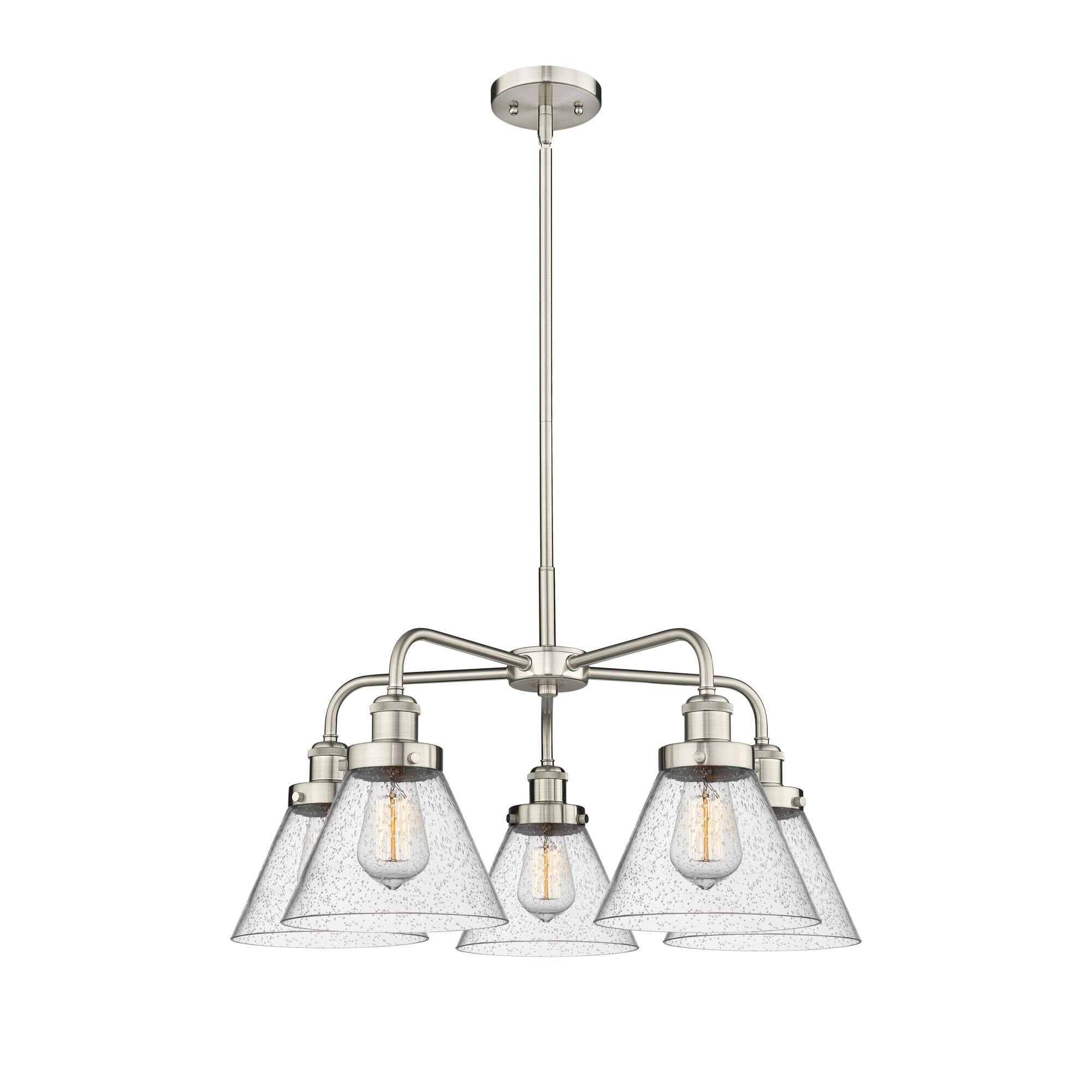 Bruno Marashlian Cone 25 Inch 5 Light Chandelier by Innovations Lighting