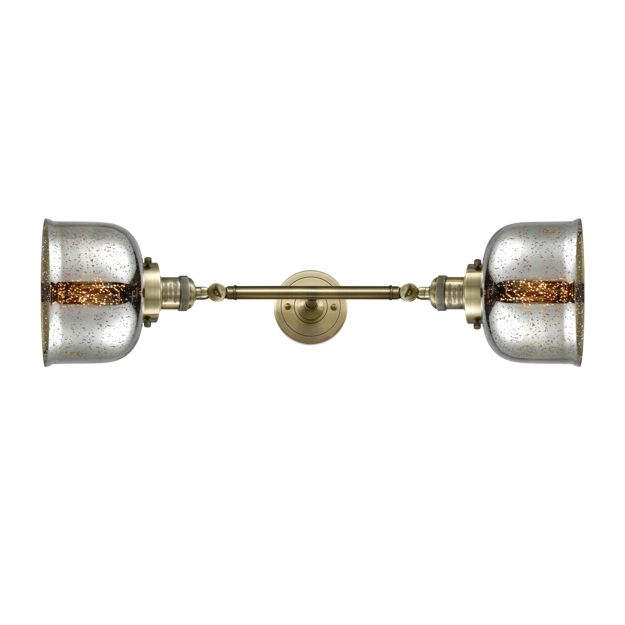 Bruno Marashlian Large Bell 23 Inch 2 Light LED Bath Vanity Light by Innovations Lighting