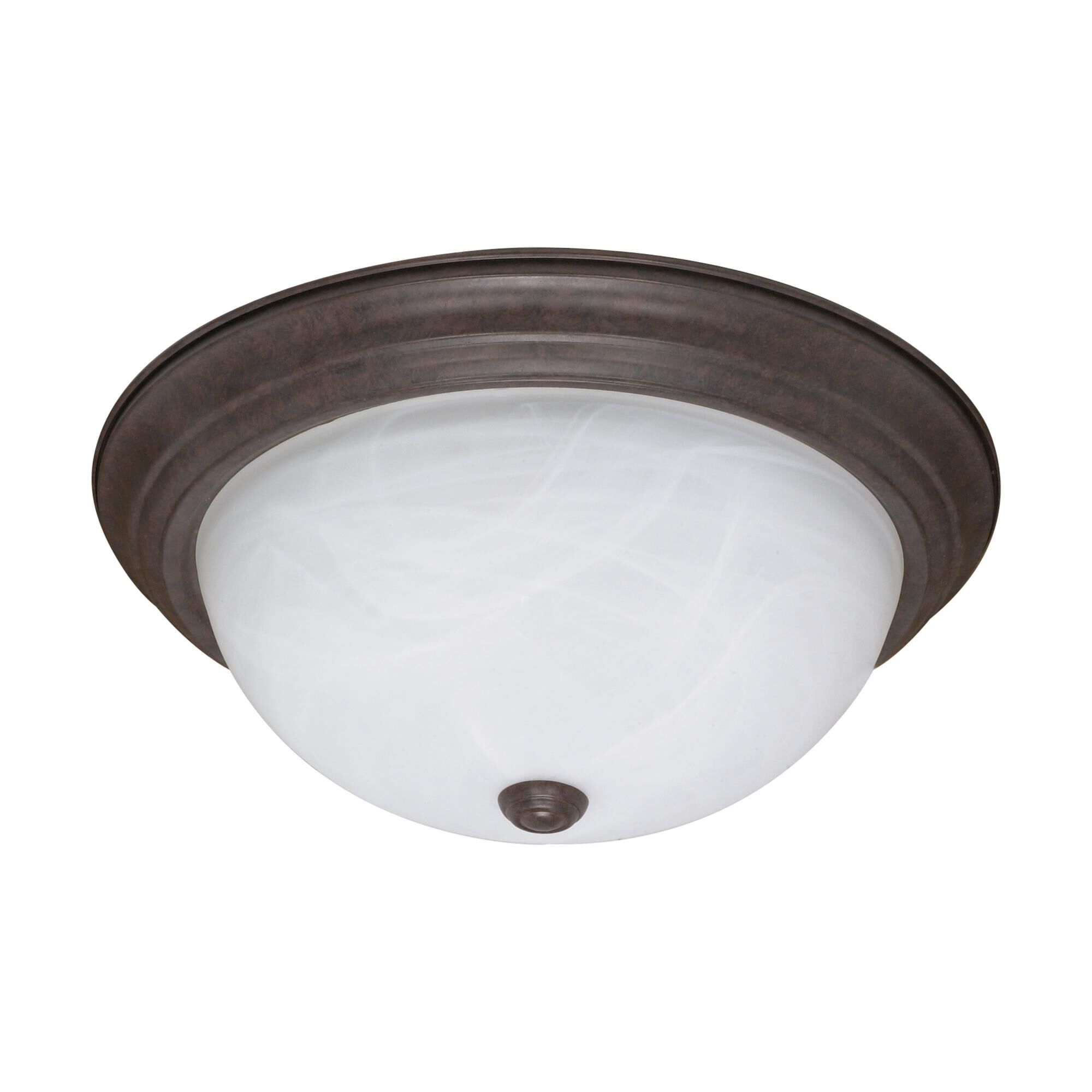 Alabaster 15 Inch 3 Light Flush Mount by Nuvo Lighting