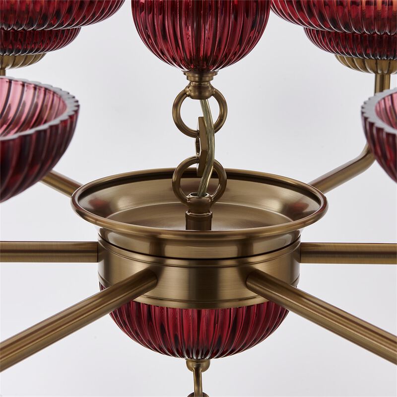 Verde 40 Inch Chandelier by Kalco Lighting