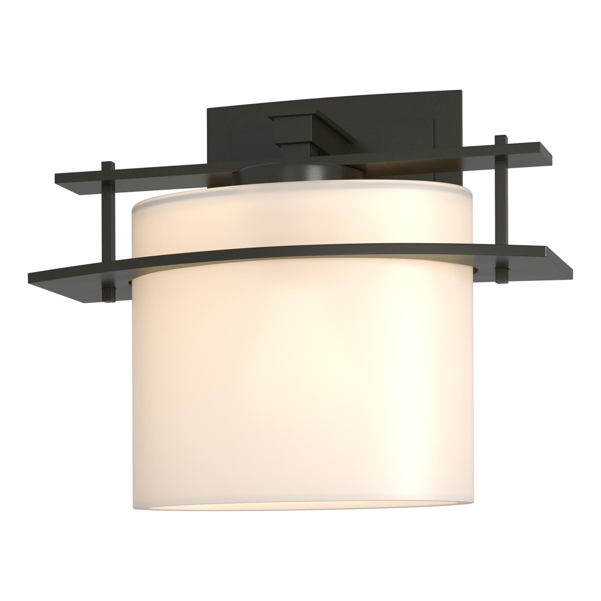 Shown in Oil Rubbed Bronze finish and Opal glass