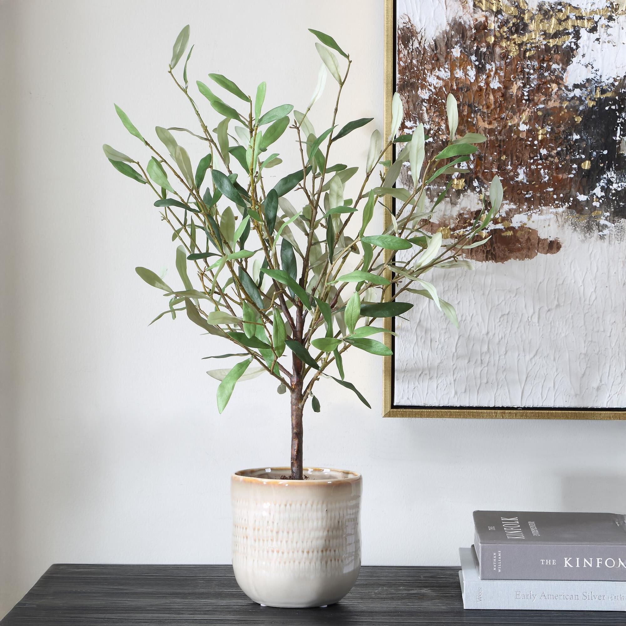 Constance Lael-Linyard Solea Olive Botanical by Uttermost