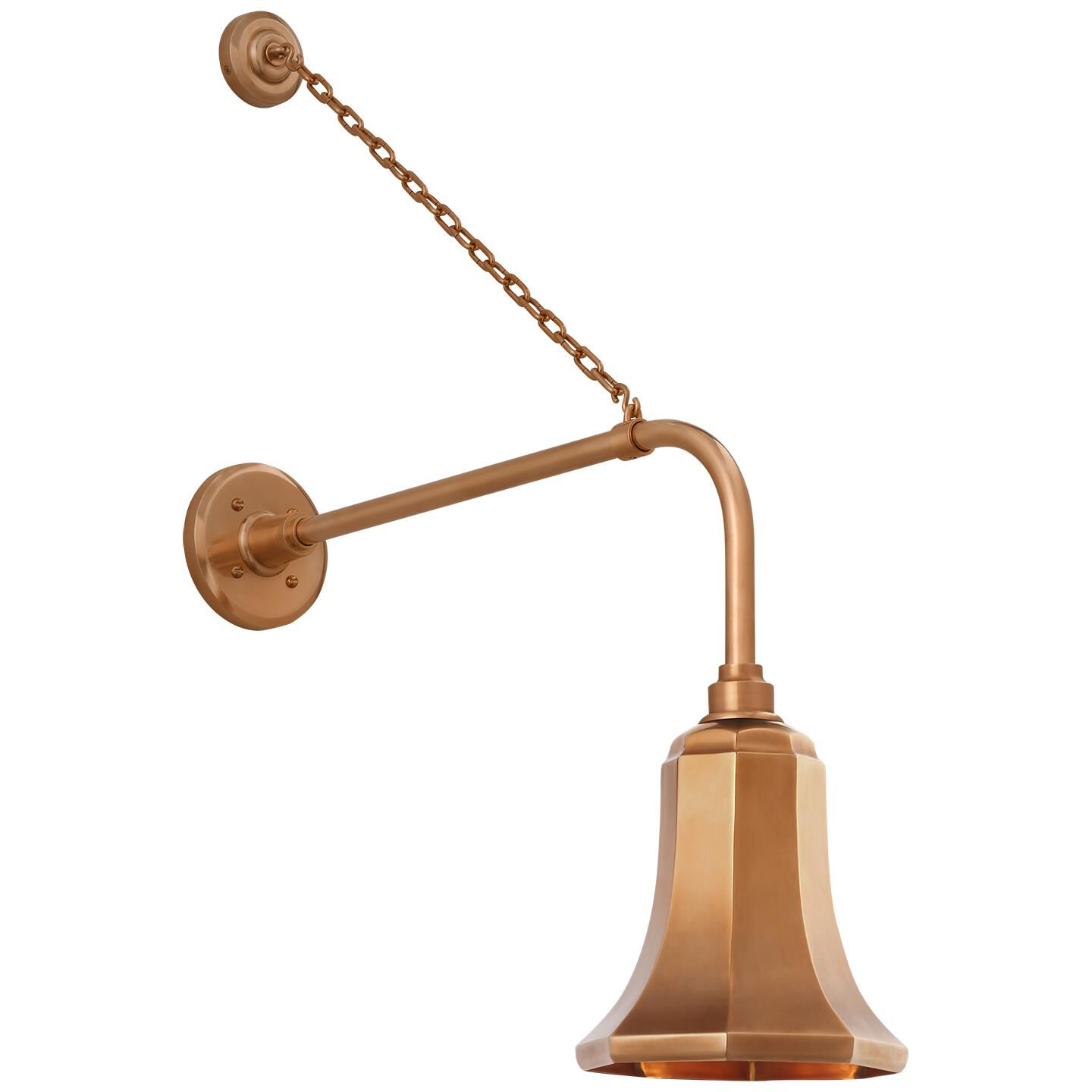 Shown in Soft Copper finish and Copper shade