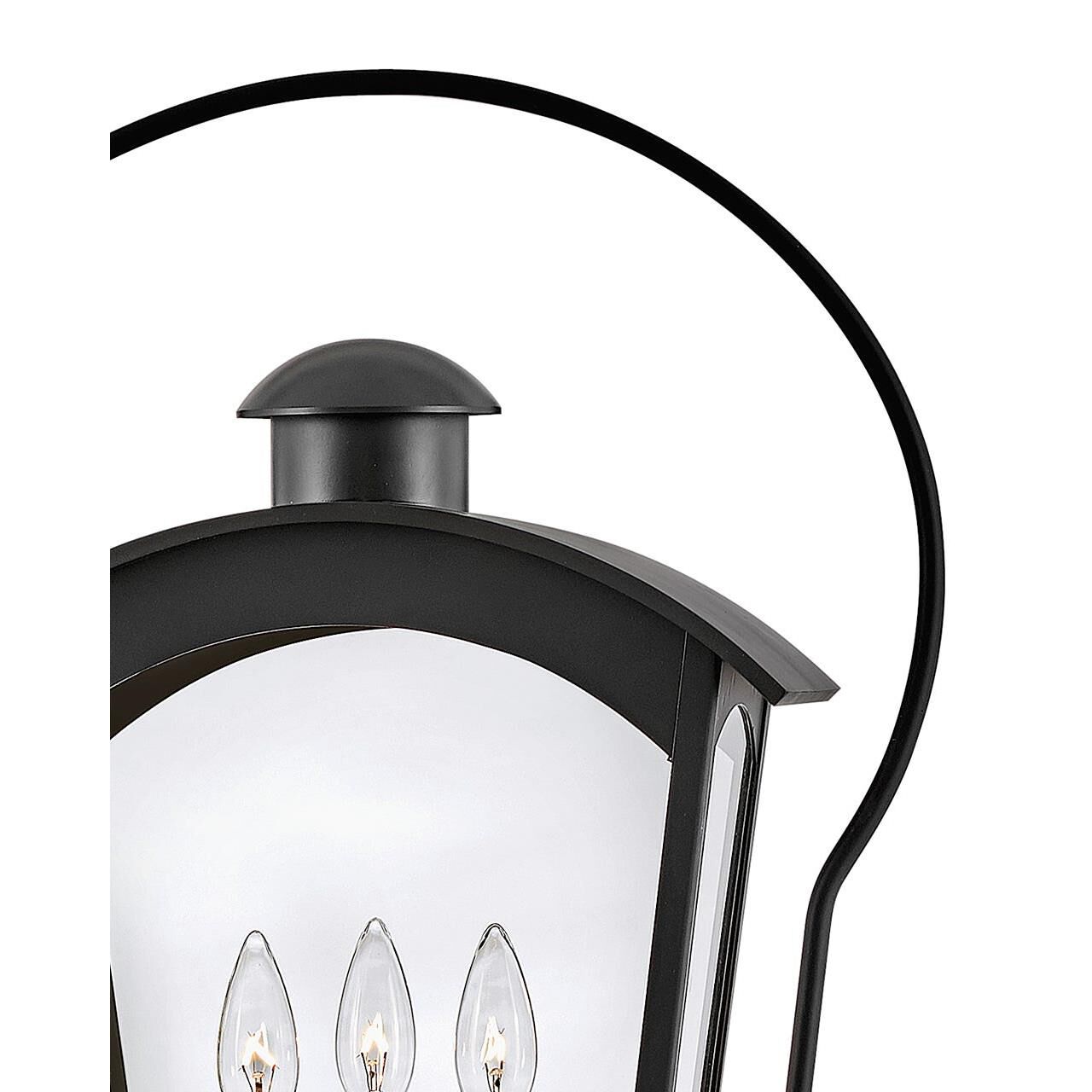 Shown in Black with Burnished Bronze Accents finish and Clear glass