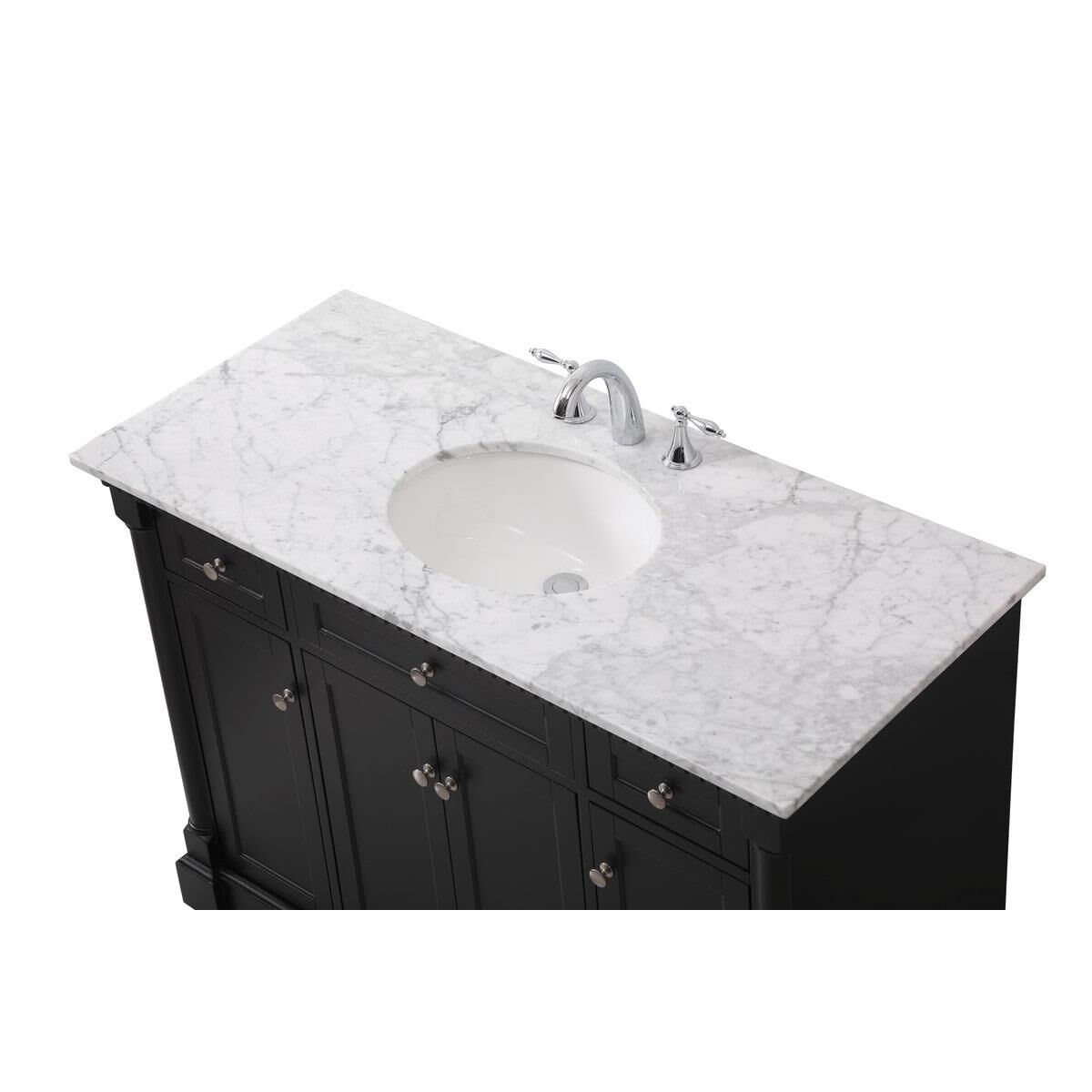 Shown in Black finish