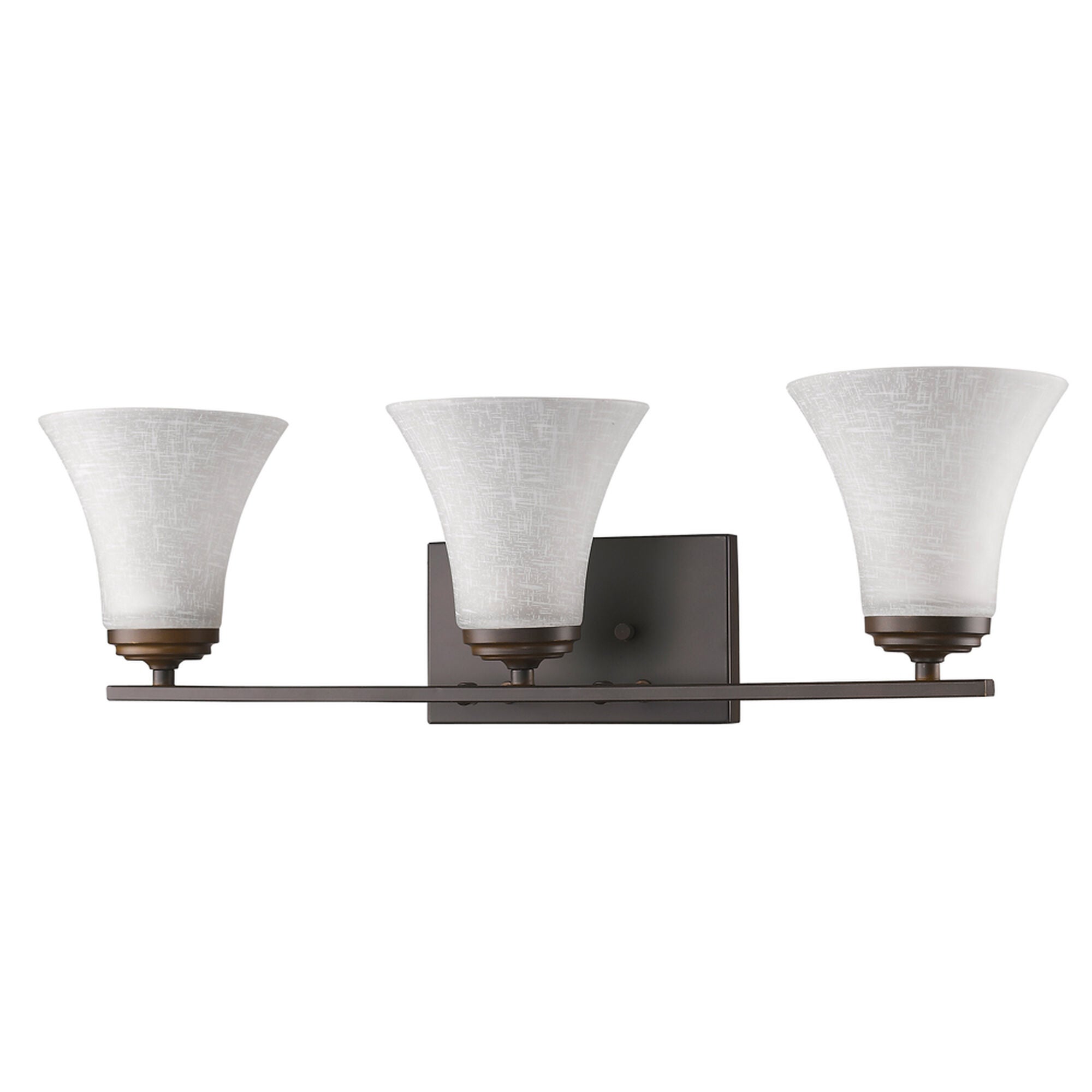Shown in Oil Rubbed Bronze finish and White glass and Silver Frosted White Fluted Bowl Shaped Glass s shade