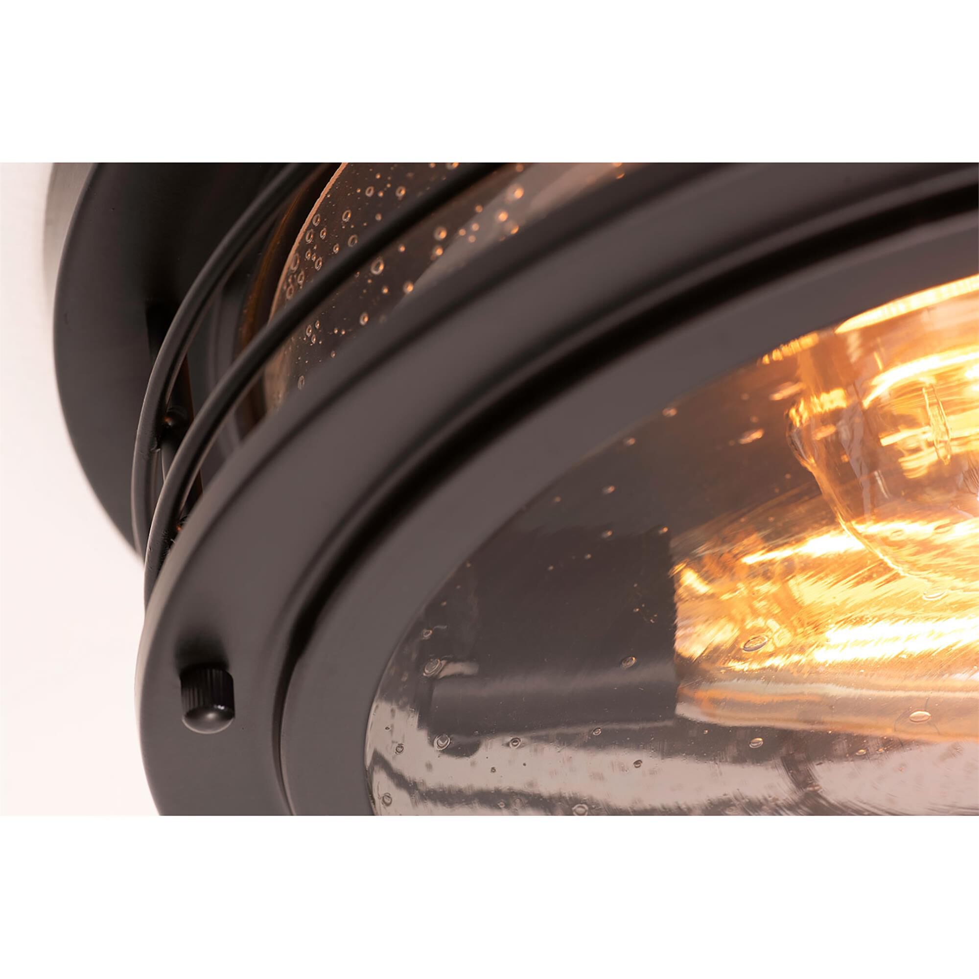 Shown in Black finish and Clear glass and No Accent accent