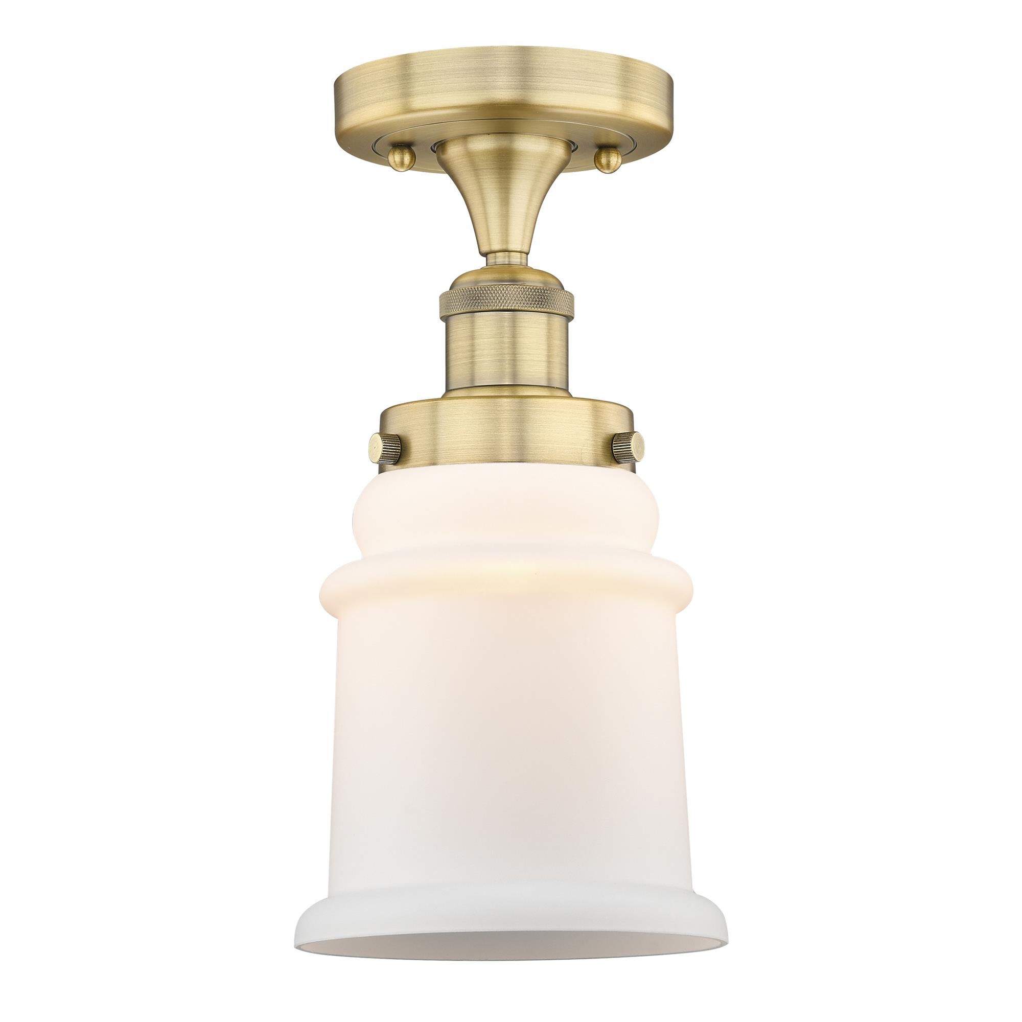 Bruno Marashlian Canton 6 Inch 1 Light Semi Flush Mount by Innovations Lighting