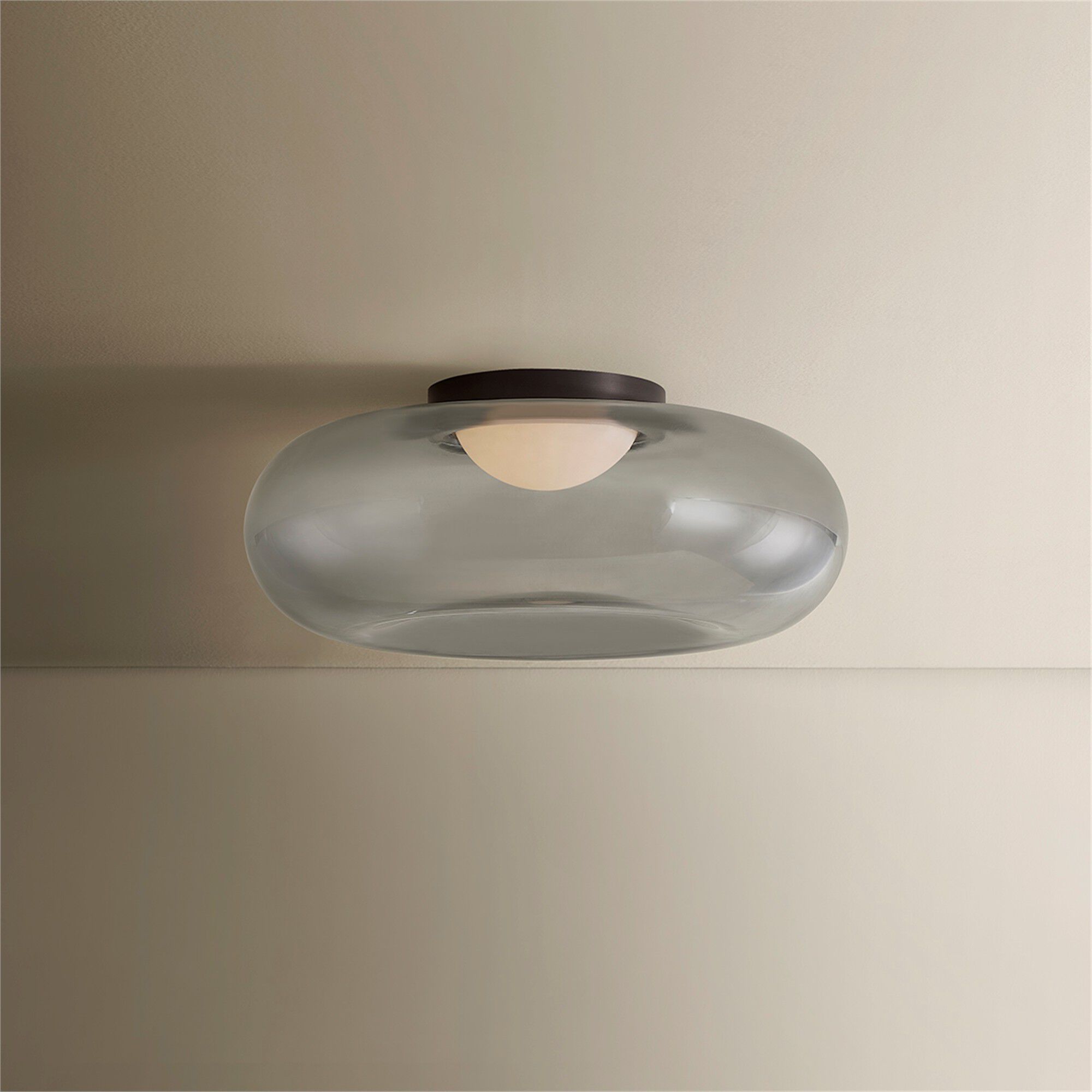 Opalesce 15 Inch Flush Mount,