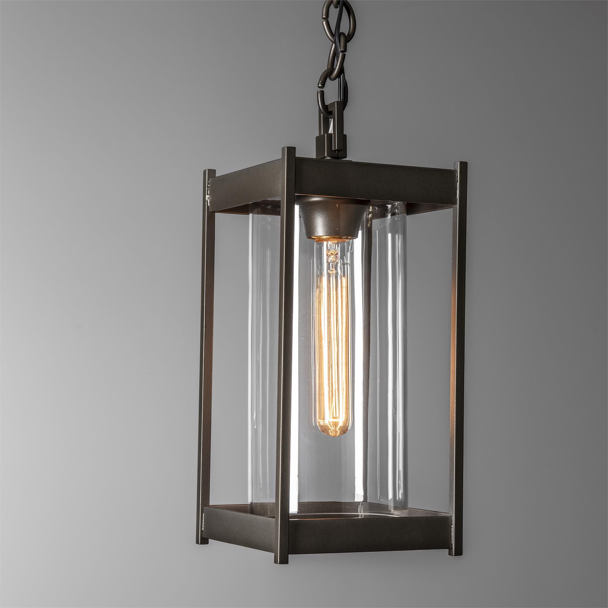 Shown in Coastal Dark Smoke finish and Clear glass