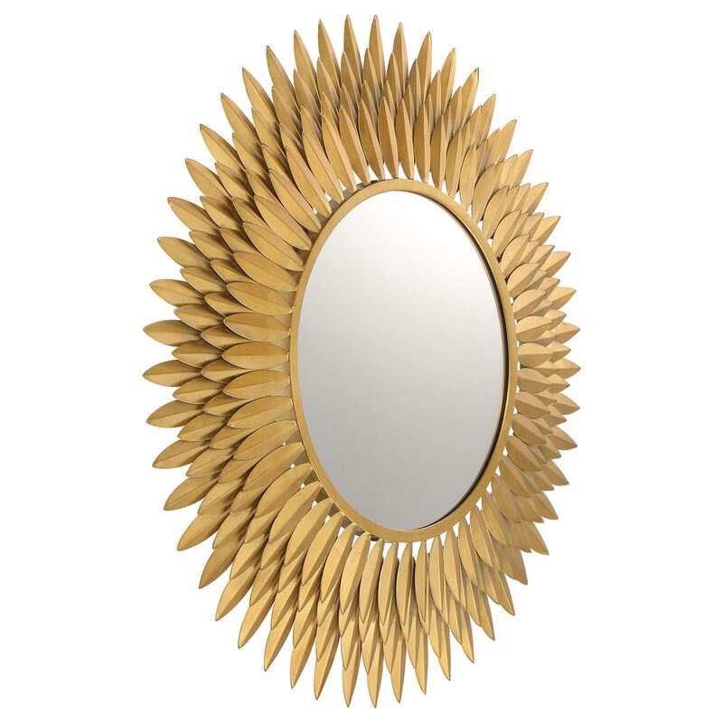 Broche 30 Inch Decorative Mirror by Crystorama