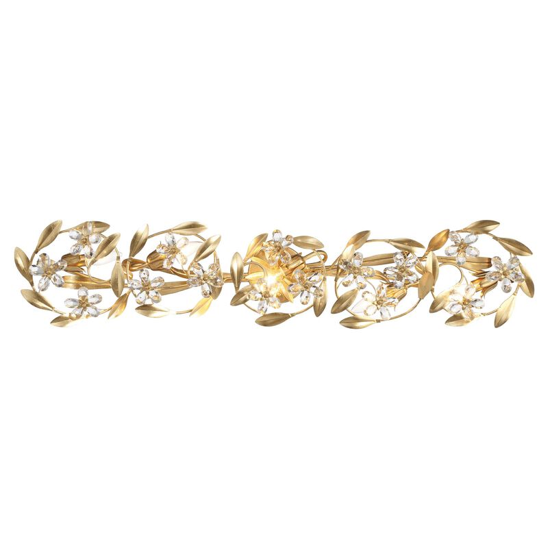 Marselle 42 Inch 5 Light Bath Vanity Light by Crystorama