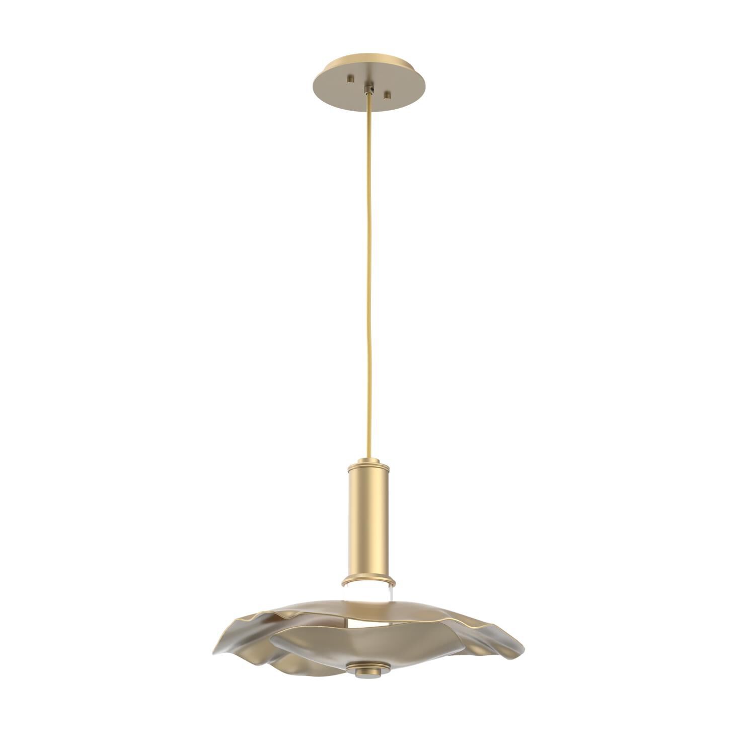 Shown in Gilded Brass finish and Gilded Brass accent