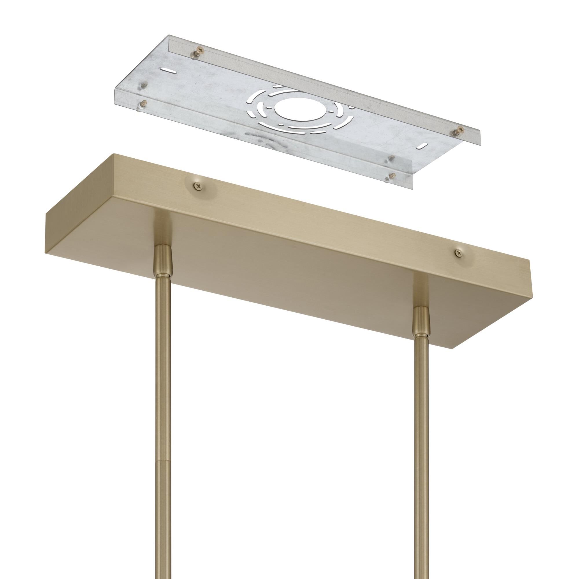 Shown in Champagne Gold finish and Clear Water glass