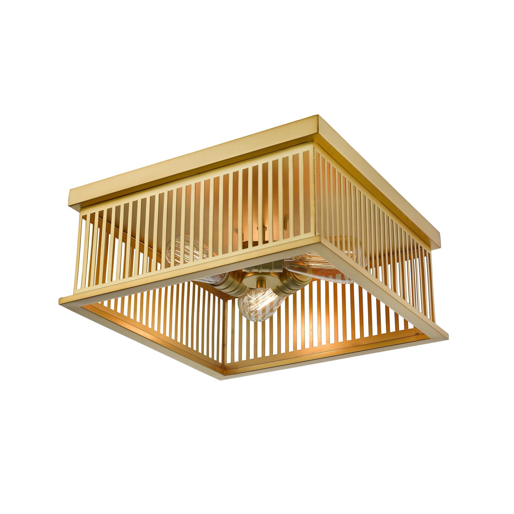 Shown in Brass finish and Steel glass and Steel shade