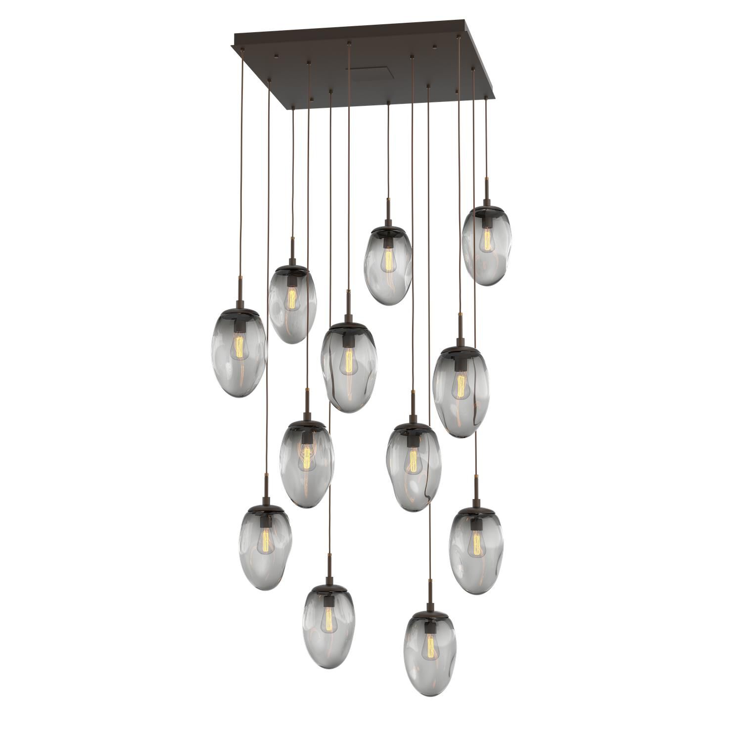 Levi Wilson Nebula 35 Inch 12 Light Multi Light Pendant by Hammerton Studio