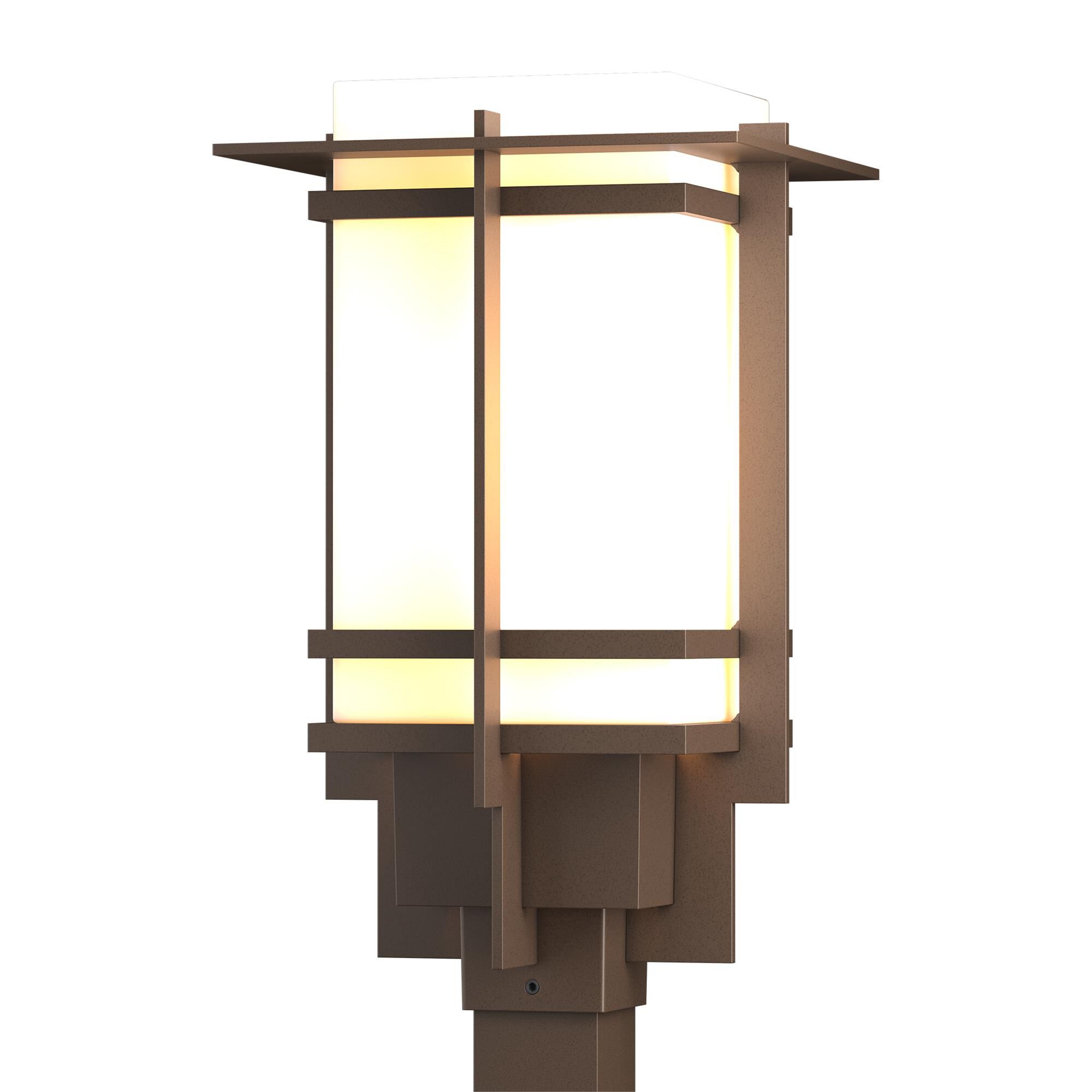 Shown in Coastal Bronze finish and Opal  glass