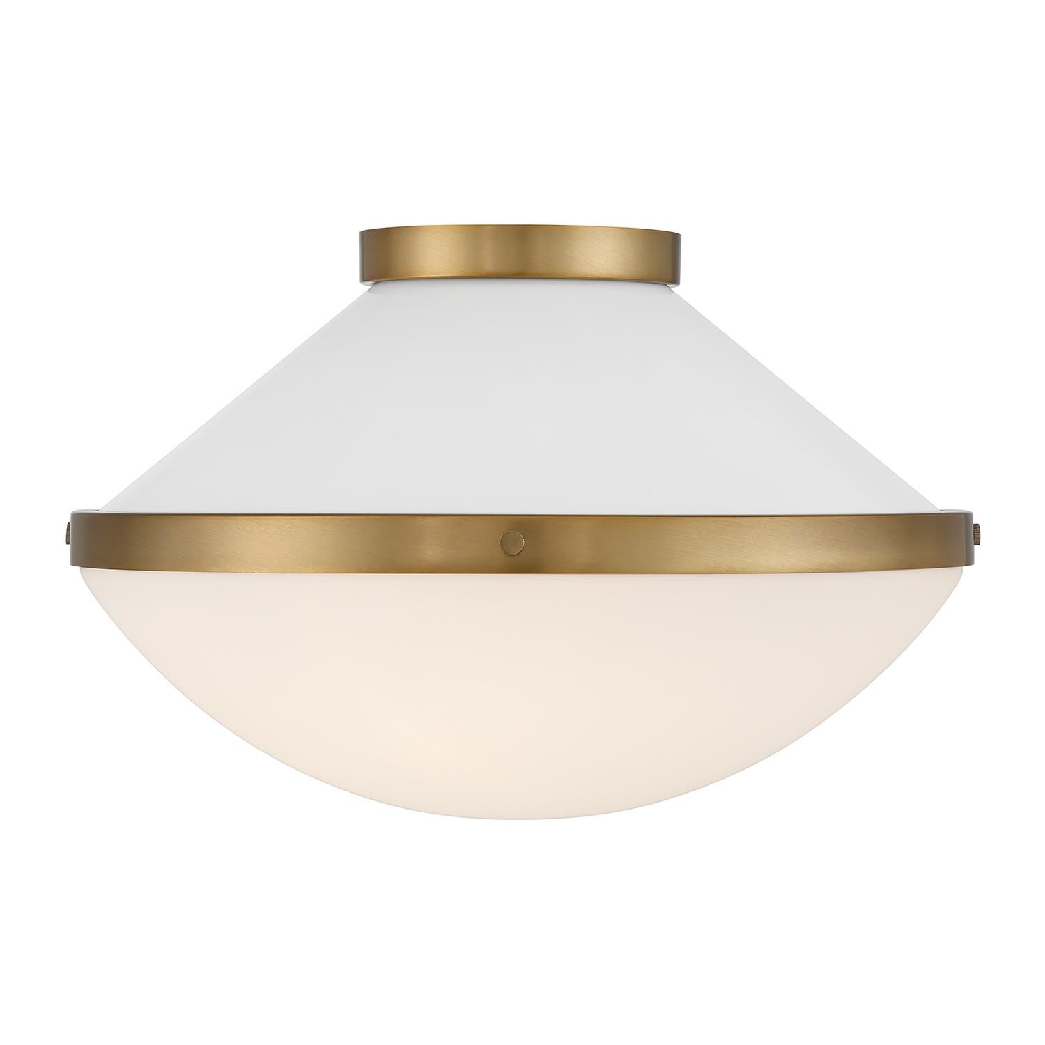 Xander 16 Inch Semi Flush Mount by Crystorama