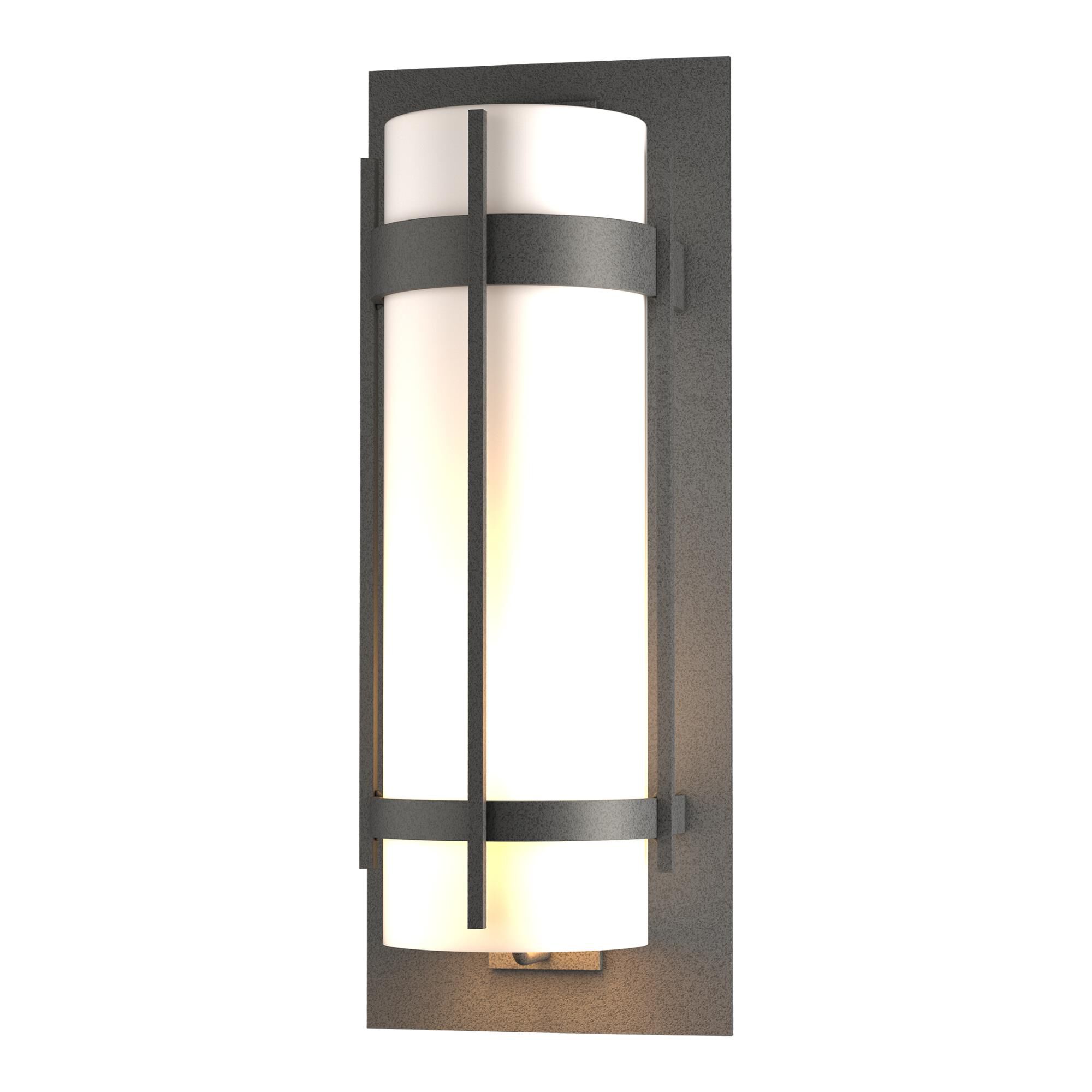 Hubbardton Forge Banded 25 Inch Tall Outdoor Wall Light