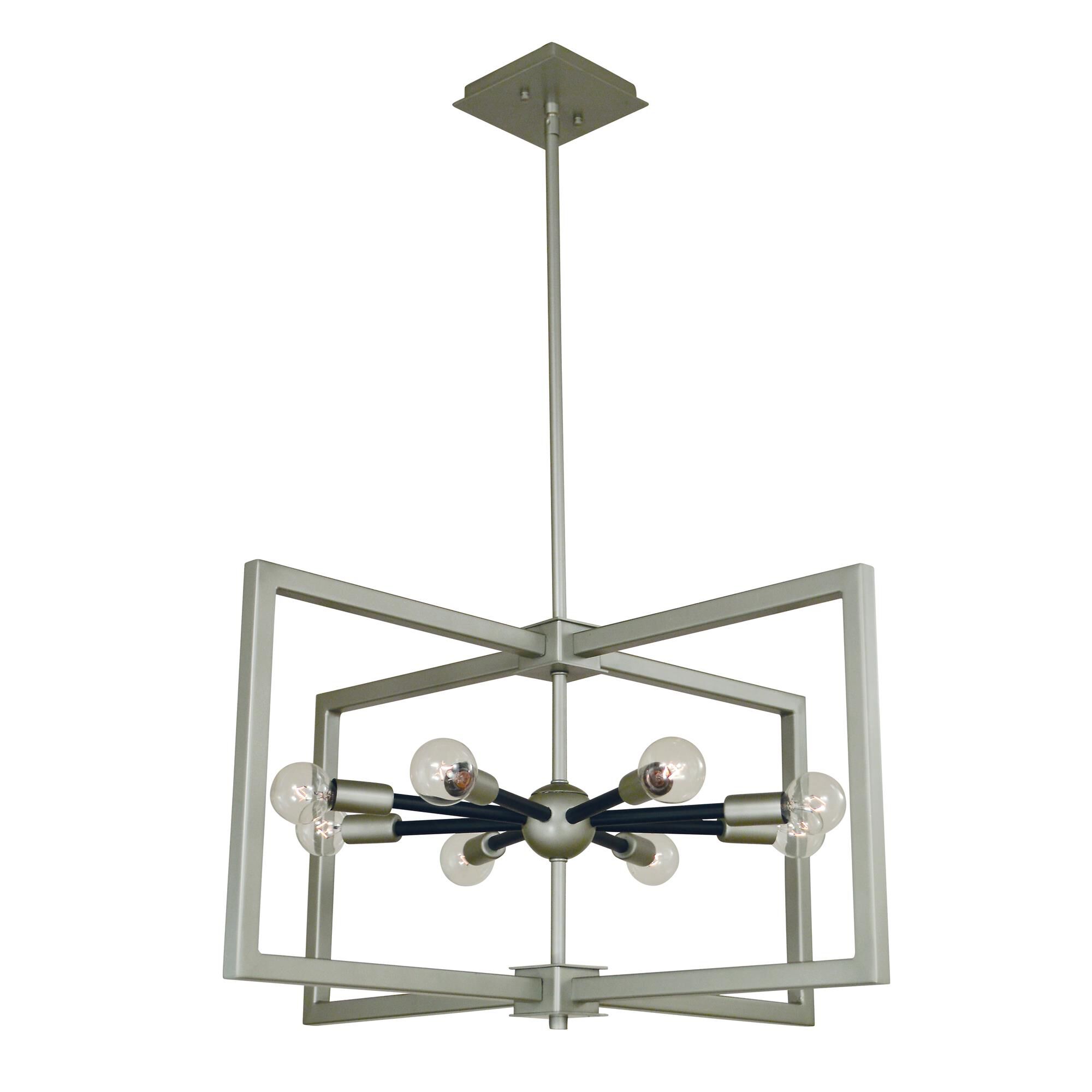 Pyxis 28 Inch 8 Light Semi Flush Mount by Framburg