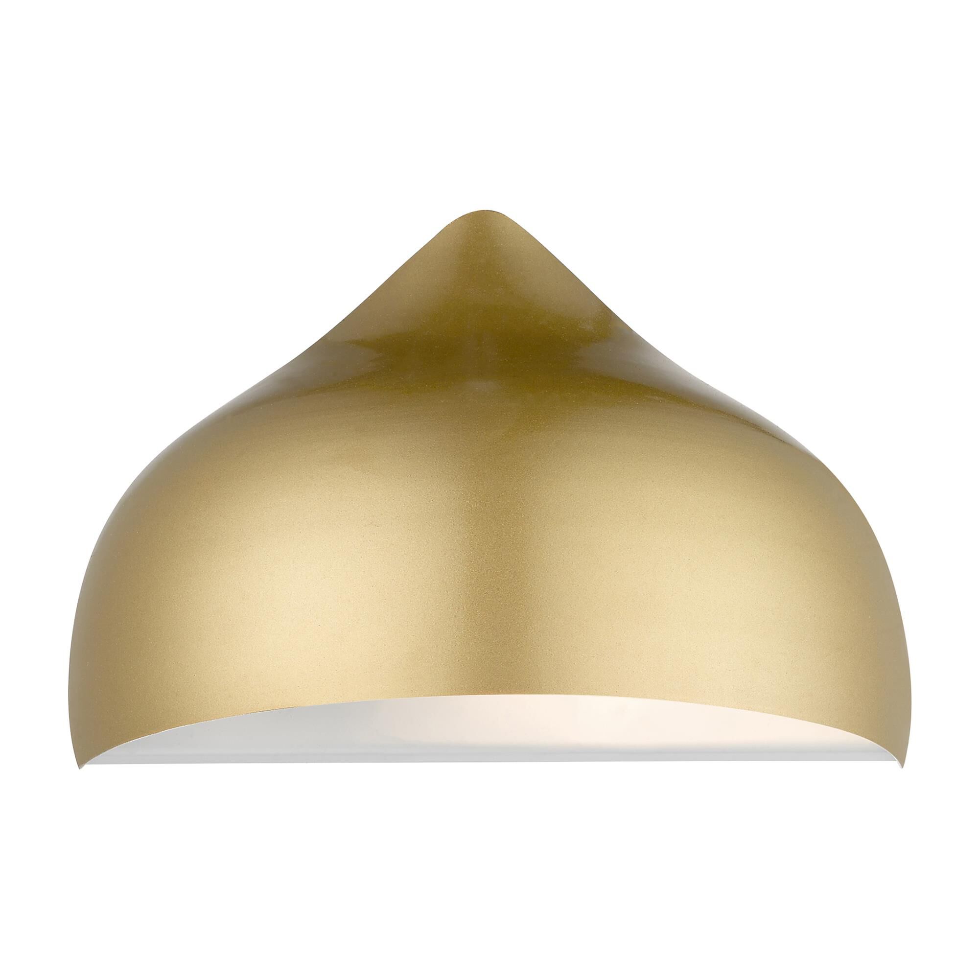 Shown in Soft Gold finish and Soft Gold with Shiny White shade