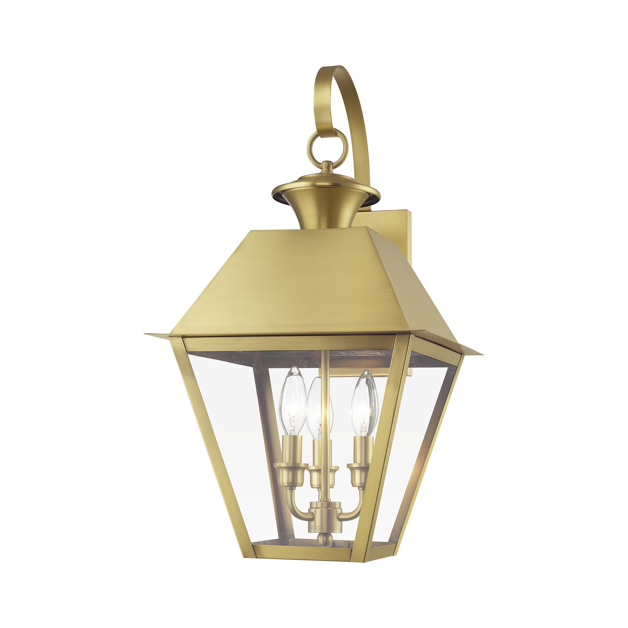 Wentworth 22 Inch Tall 3 Light Outdoor Hanging Lantern by Livex Lighting