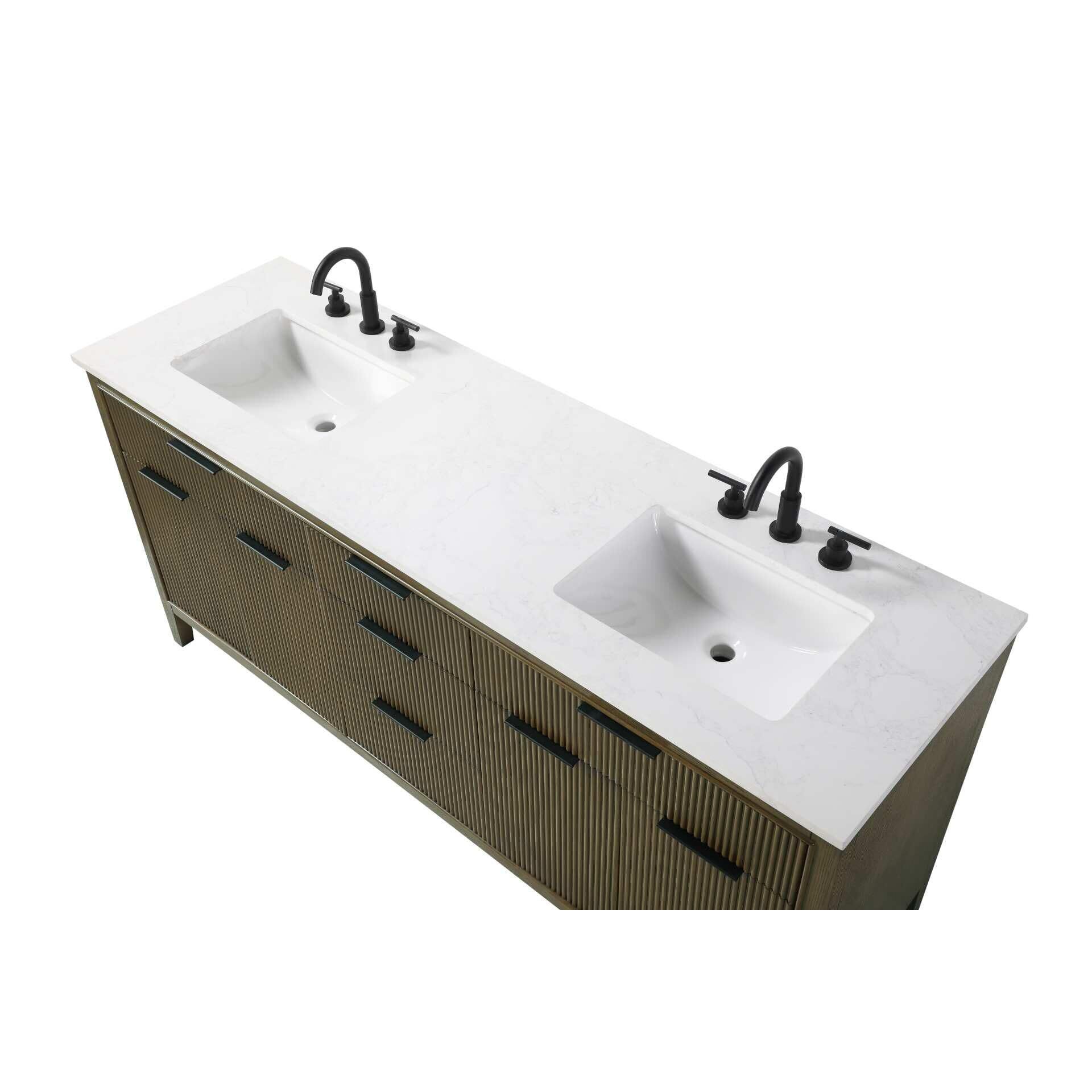 Langston 72 Inch Bath Vanity by Elegant Decor