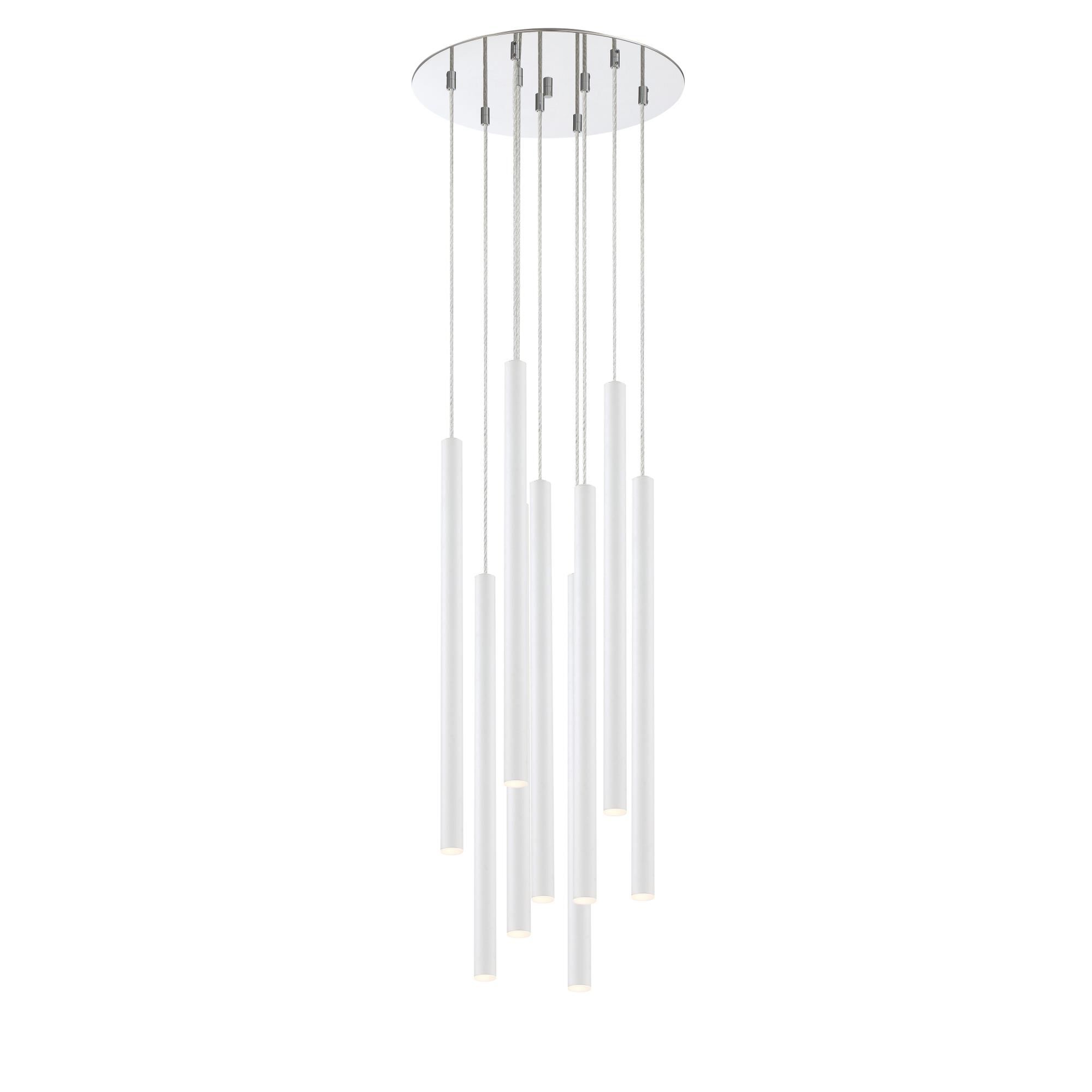 Forest 16 Inch 9 Light LED Multi Light Pendant by Z-Lite
